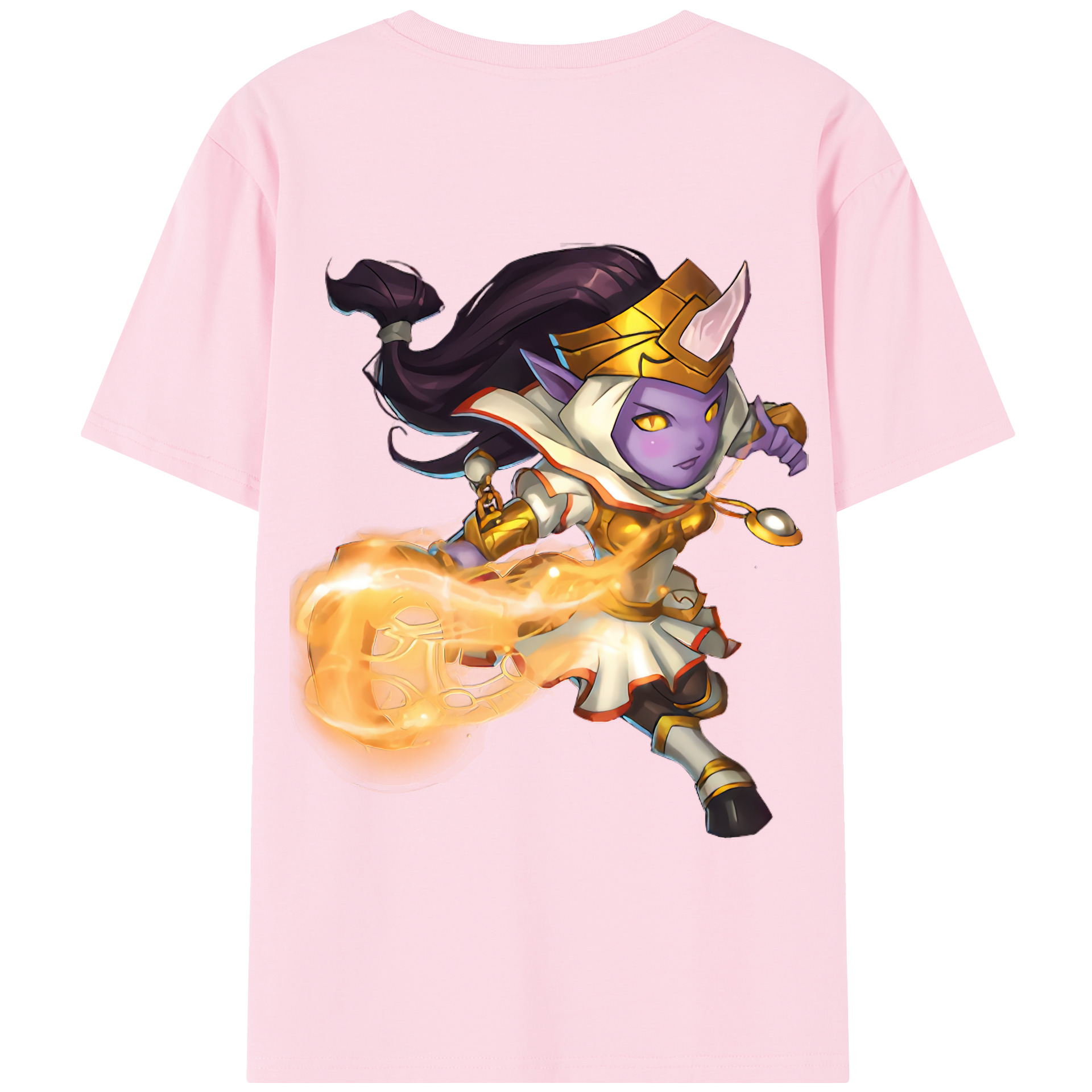 リーグ・オブ・レジェンド League of Legends LOL 綿100％半袖Tシャツ（背面プリント）
