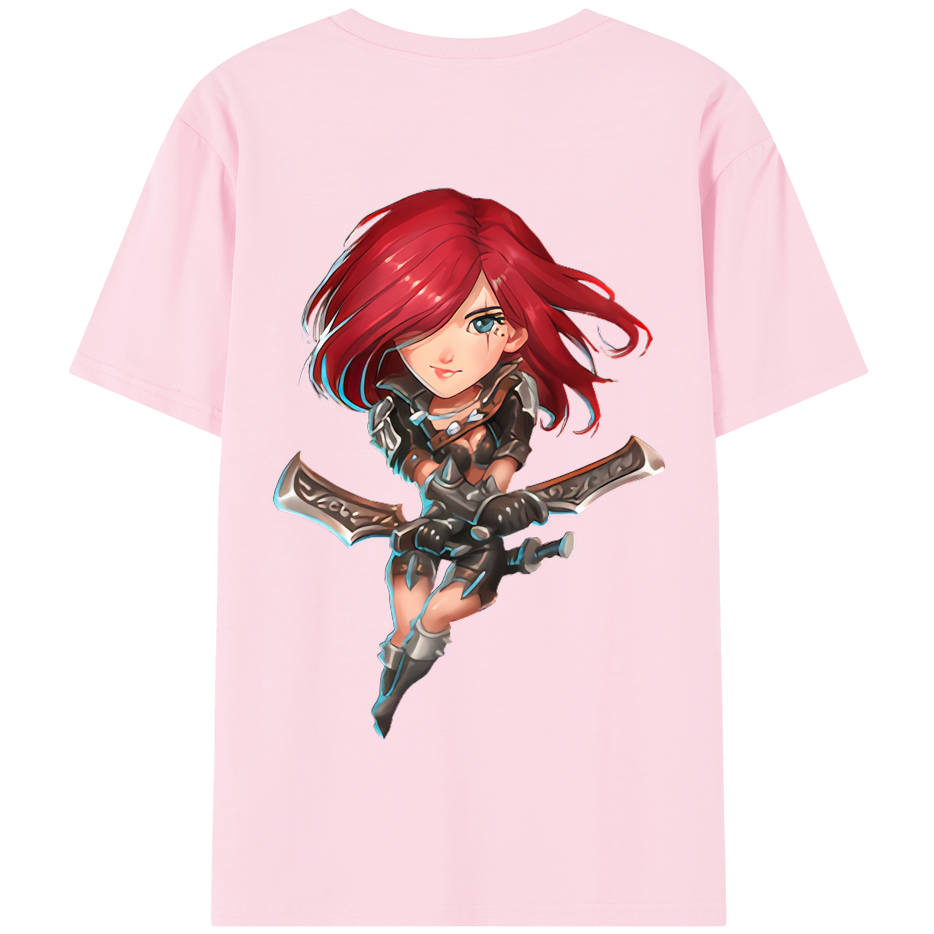 リーグ・オブ・レジェンド League of Legends LOL 綿100％半袖Tシャツ（背面プリント）