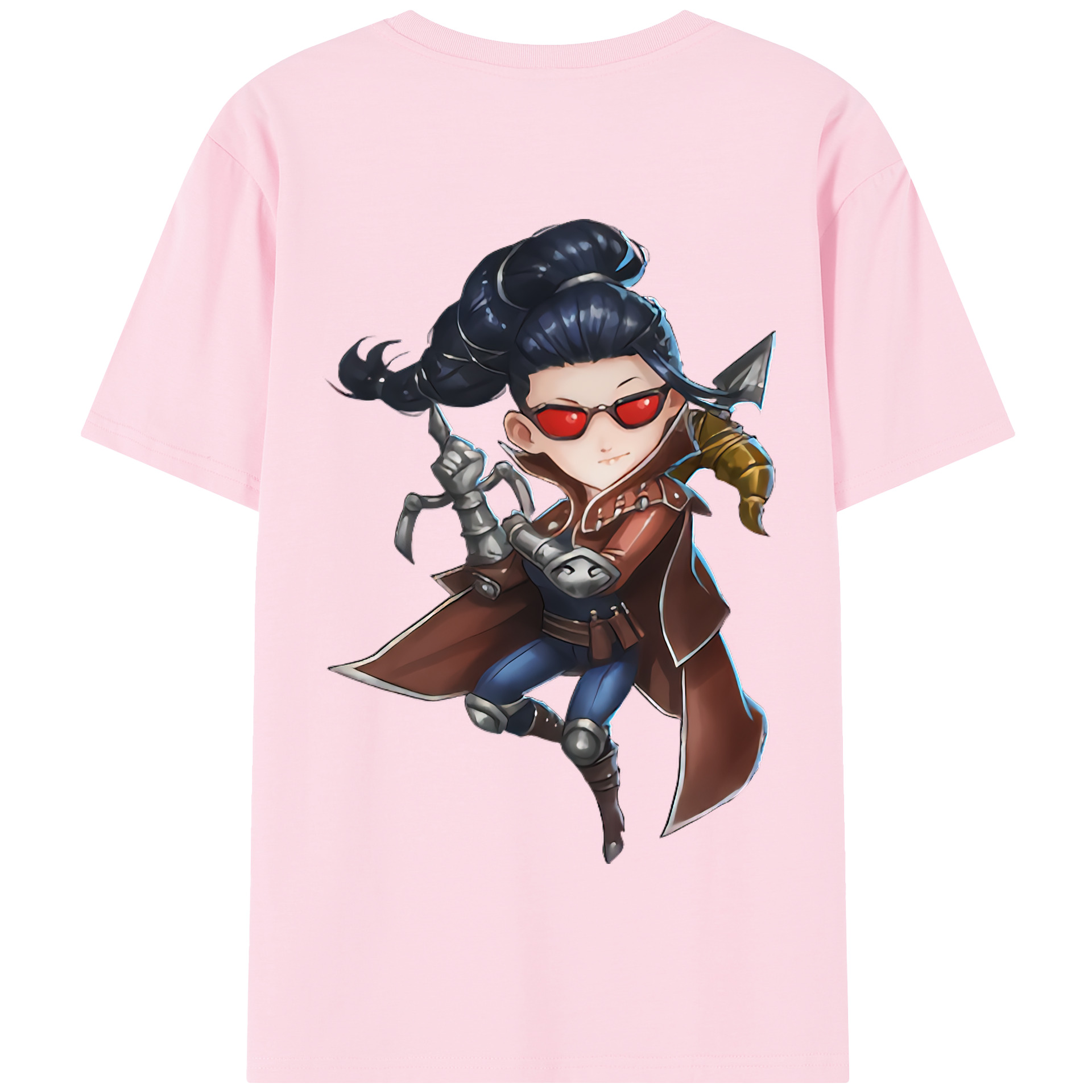 リーグ・オブ・レジェンド League of Legends LOL 綿100％半袖Tシャツ（背面プリント）