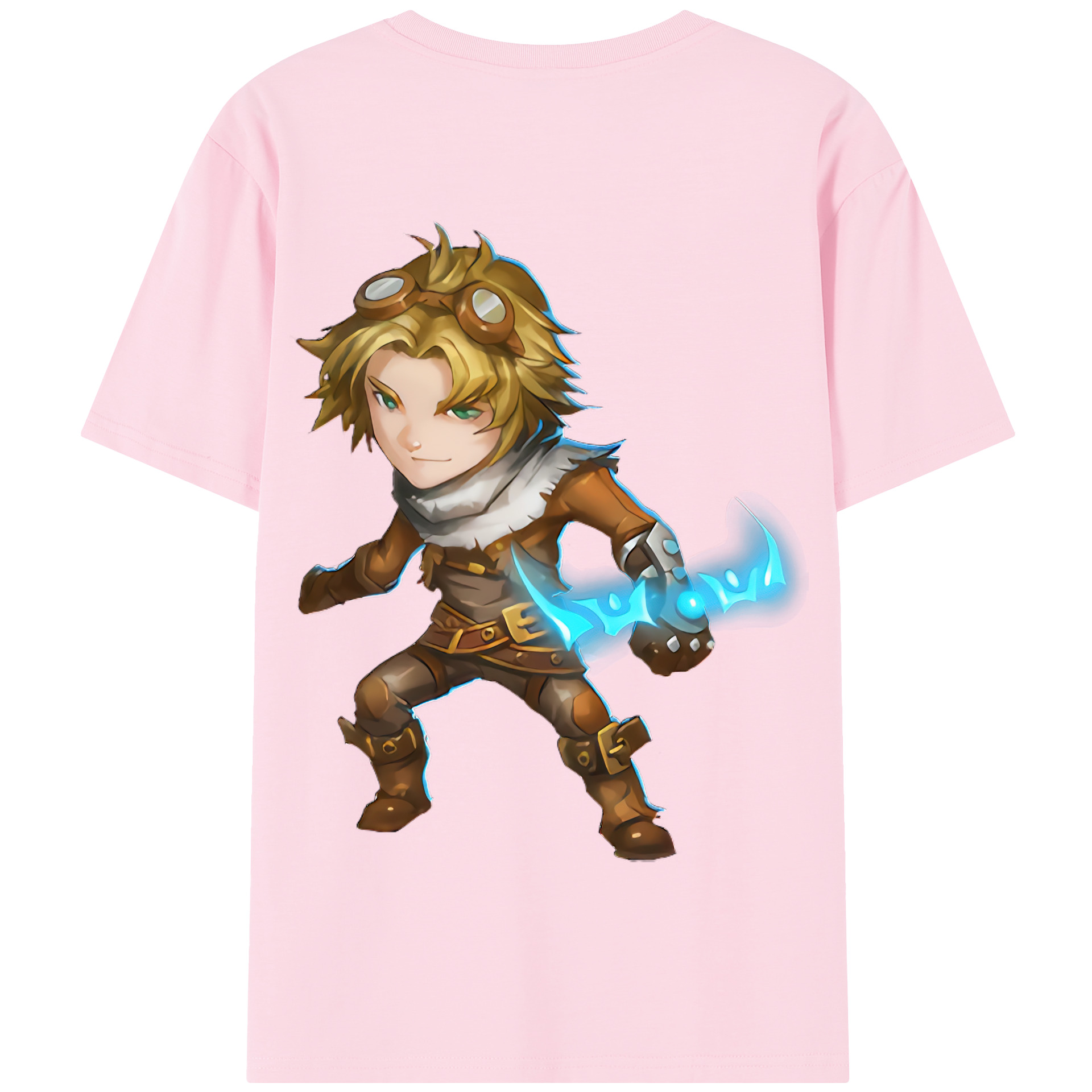 リーグ・オブ・レジェンド League of Legends LOL 綿100％半袖Tシャツ（背面プリント）