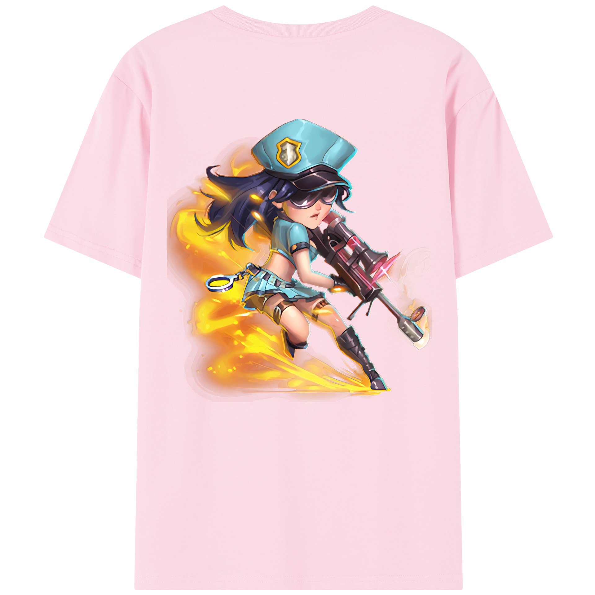 リーグ・オブ・レジェンド League of Legends LOL 綿100％半袖Tシャツ（背面プリント）