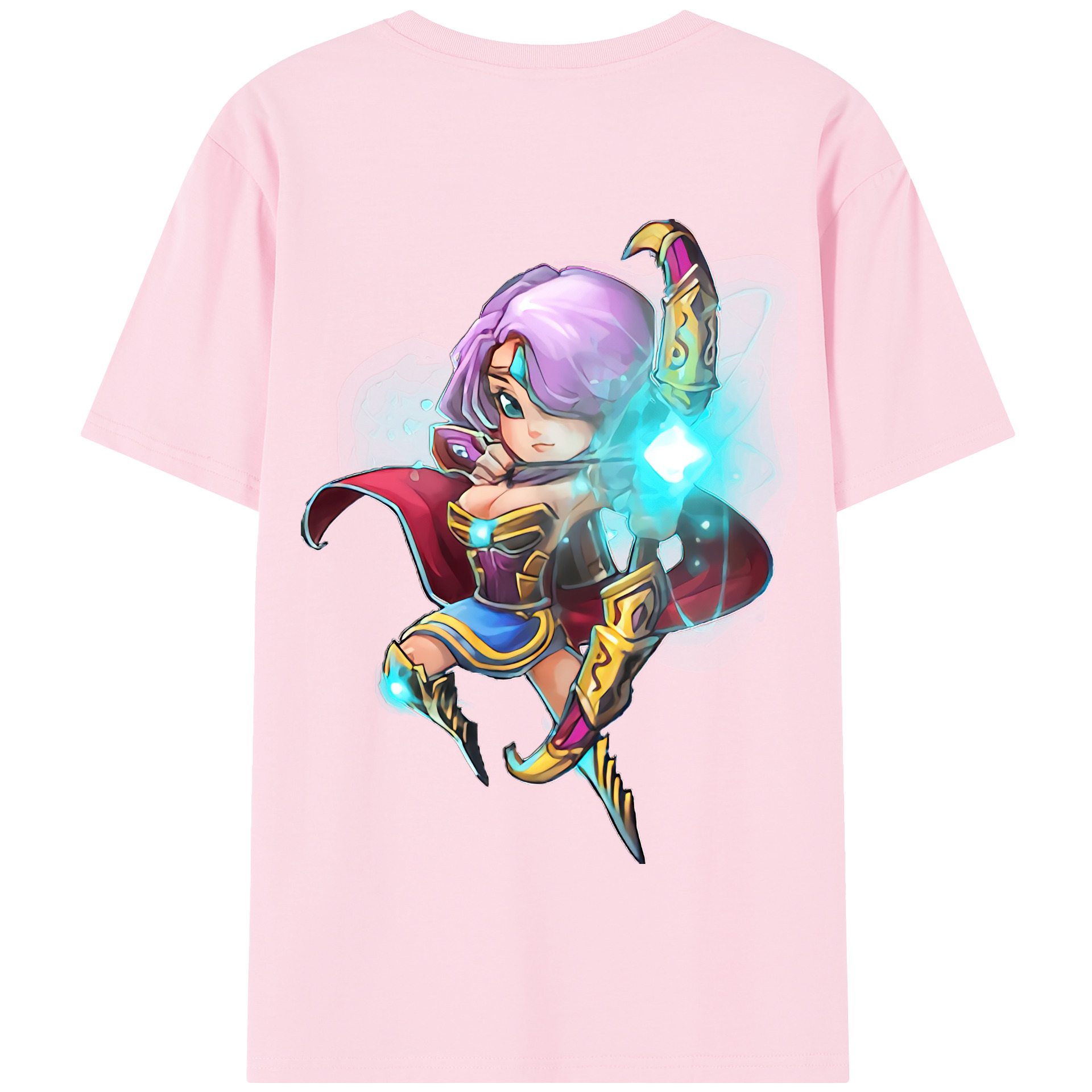 リーグ・オブ・レジェンド League of Legends LOL 綿100％半袖Tシャツ（背面プリント）