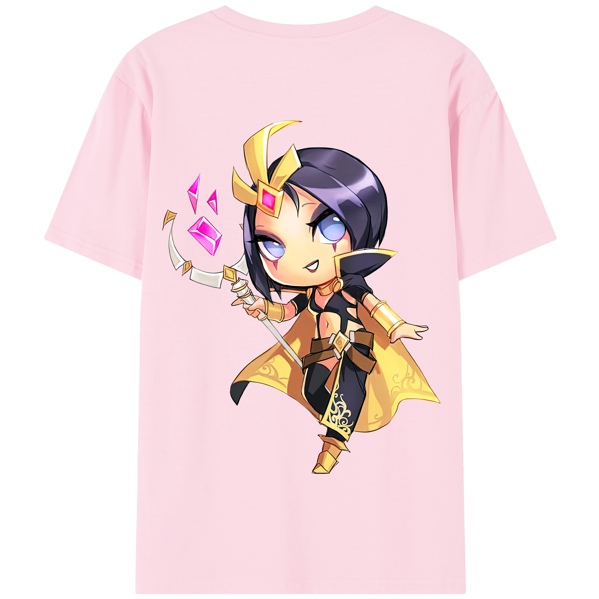 リーグ・オブ・レジェンド League of Legends LOL 綿100％半袖Tシャツ（背面プリント）