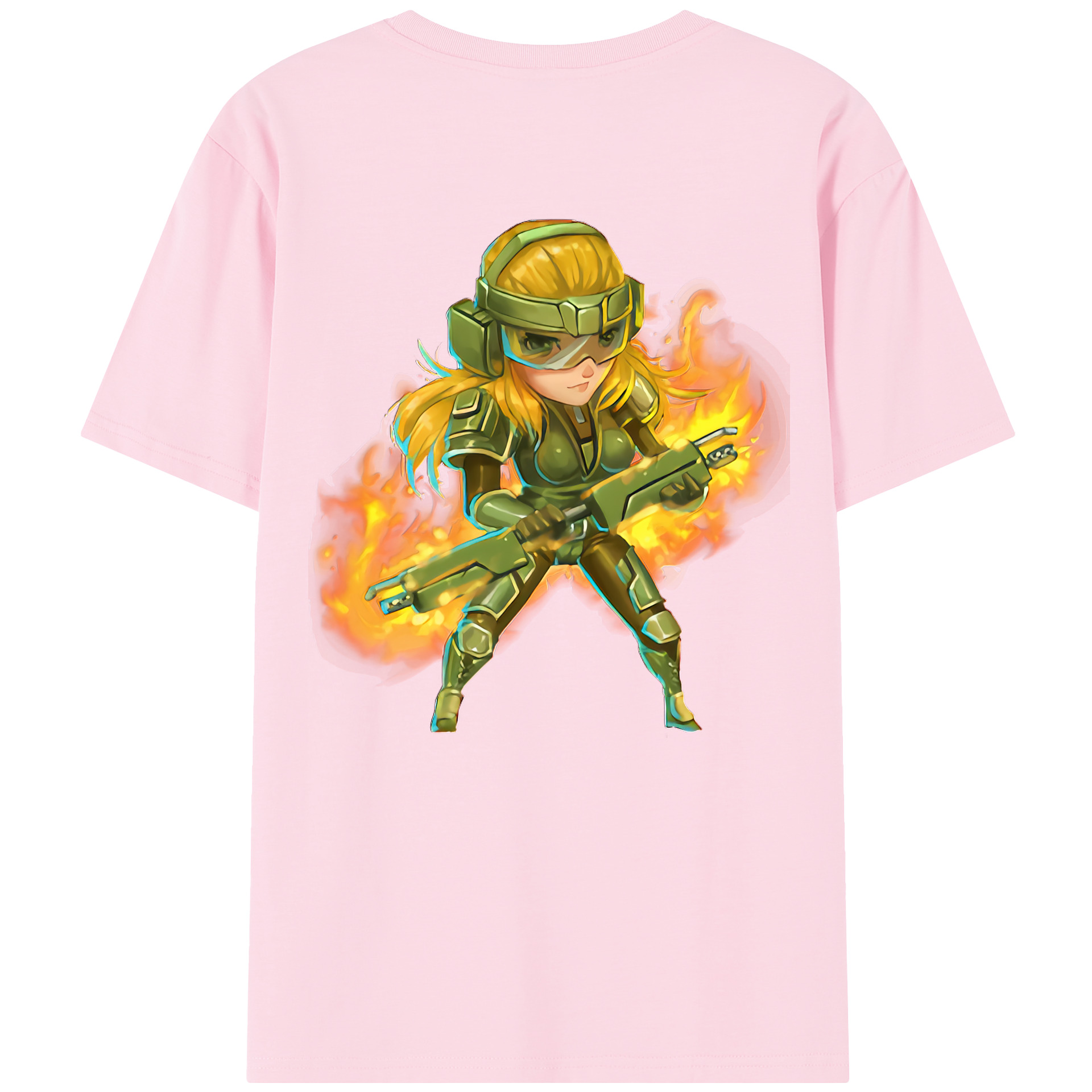 リーグ・オブ・レジェンド League of Legends LOL 綿100％半袖Tシャツ（背面プリント）