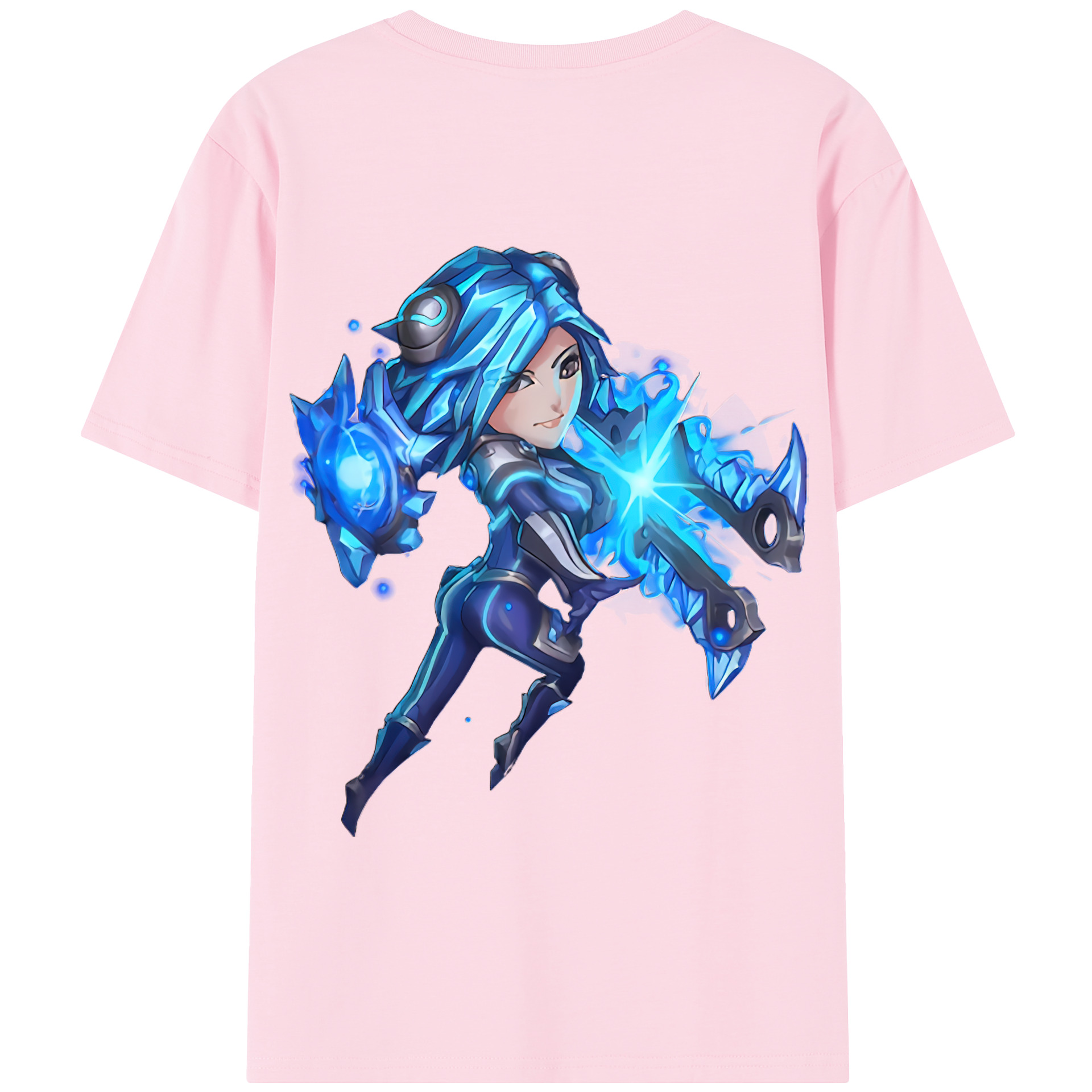 リーグ・オブ・レジェンド League of Legends LOL 綿100％半袖Tシャツ（背面プリント）