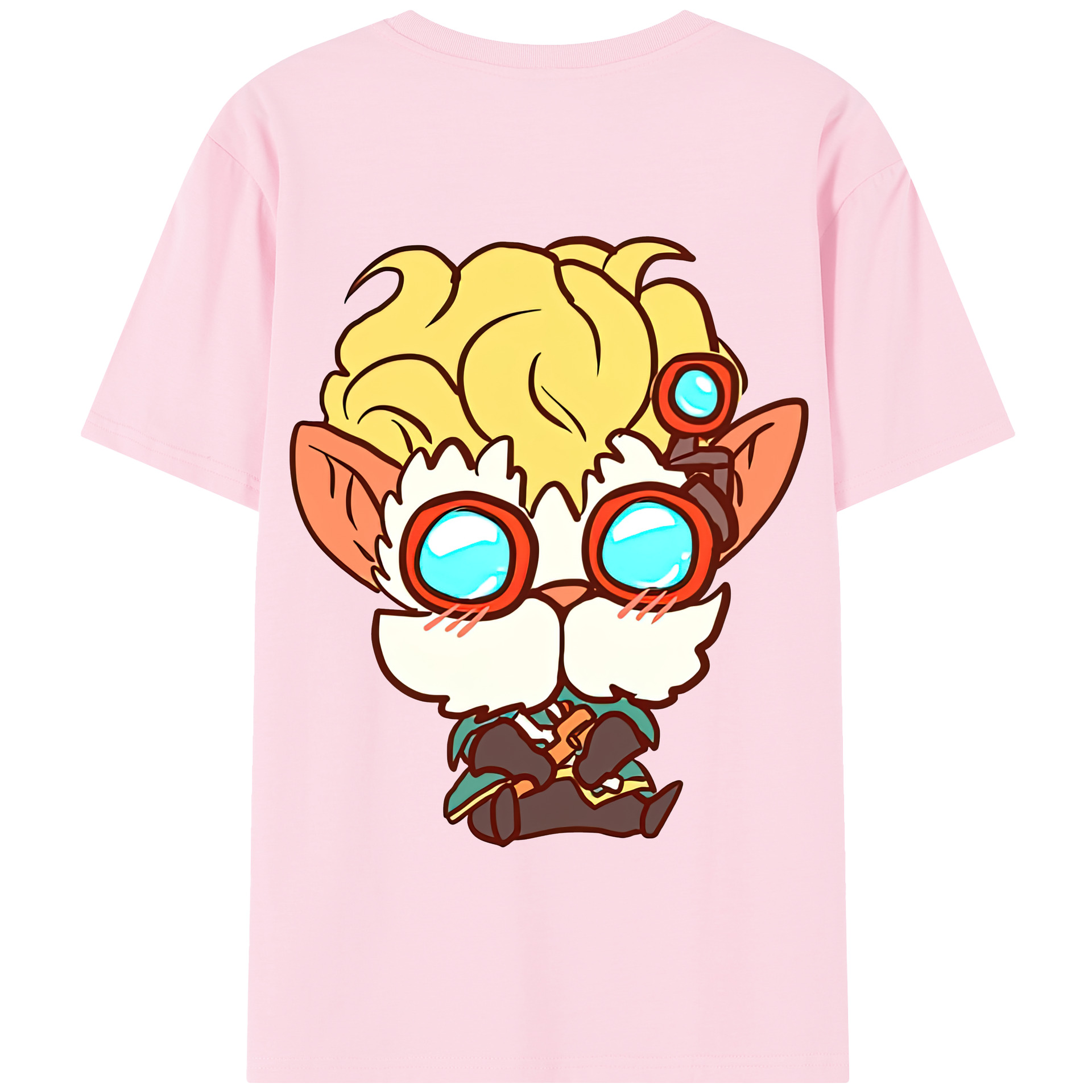 リーグ・オブ・レジェンド League of Legends LOL 綿100％半袖Tシャツ（背面プリント）