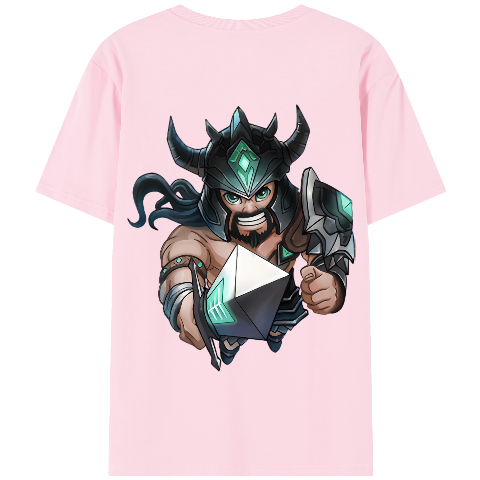 リーグ・オブ・レジェンド League of Legends LOL 綿100％半袖Tシャツ（背面プリント）