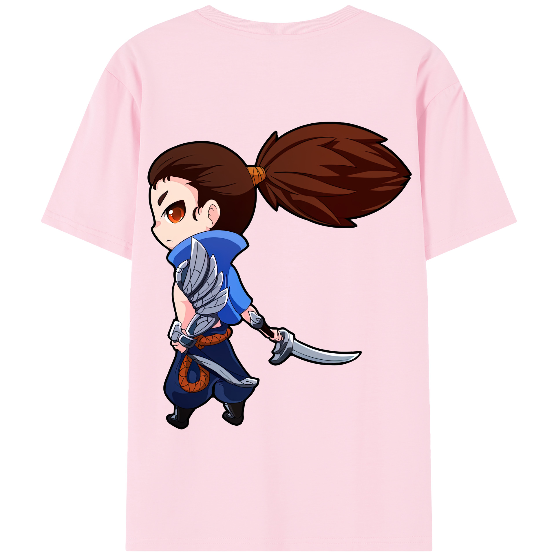 リーグ・オブ・レジェンド League of Legends LOL 綿100％半袖Tシャツ（背面プリント）