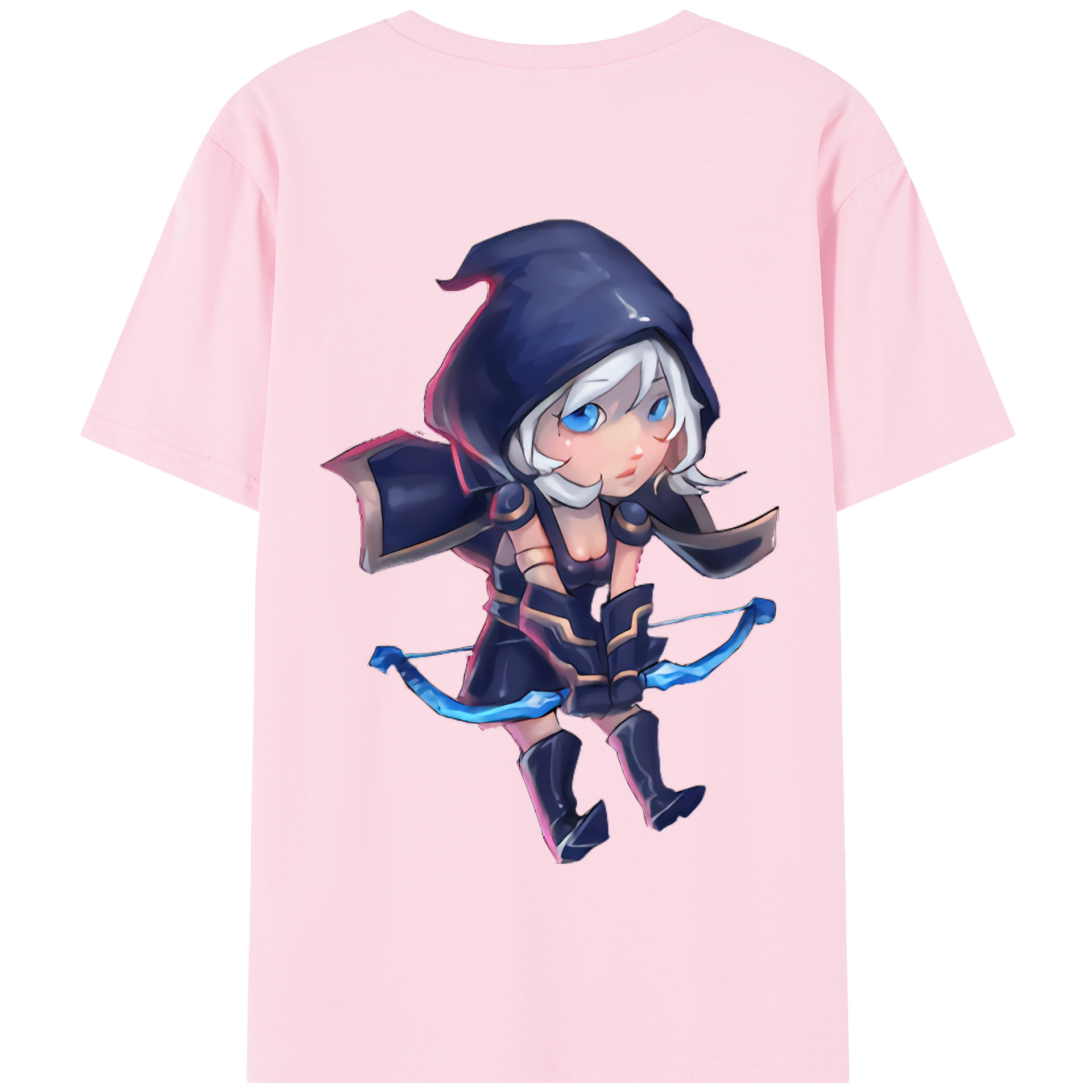 リーグ・オブ・レジェンド League of Legends LOL 綿100％半袖Tシャツ（背面プリント）
