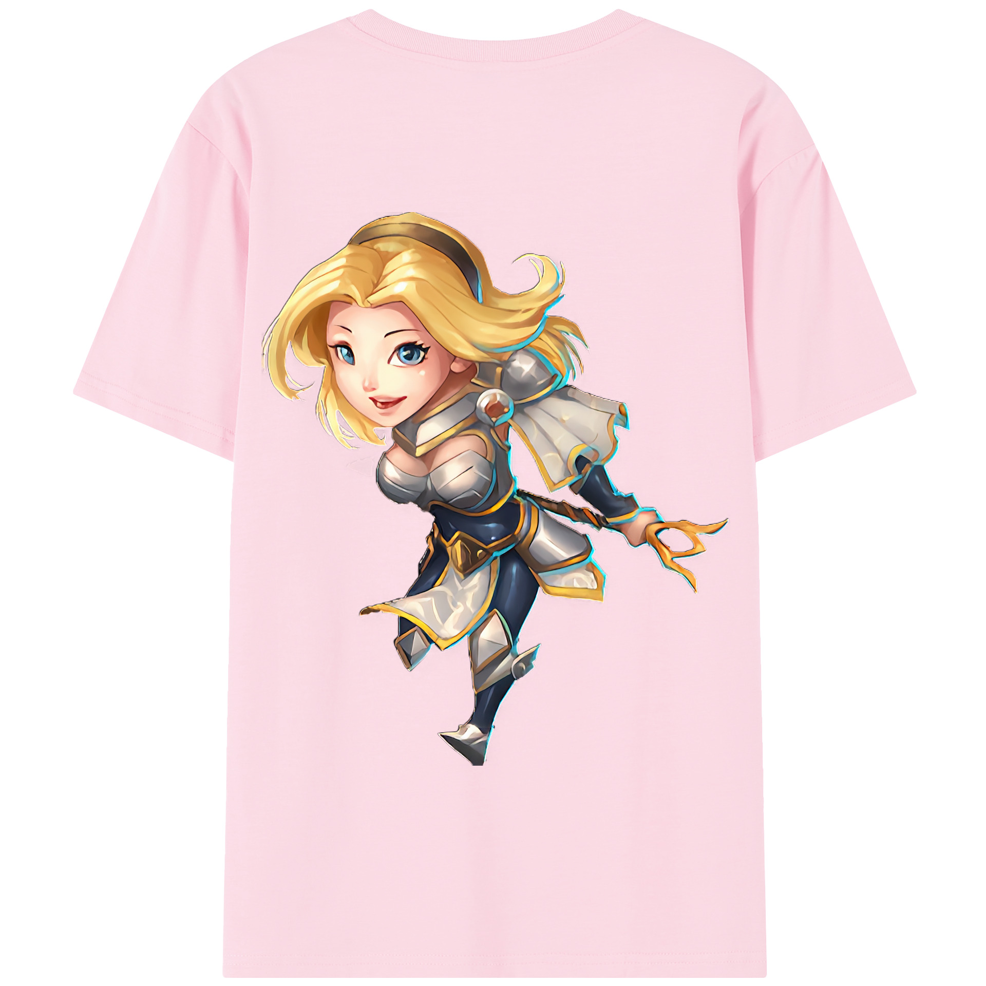 リーグ・オブ・レジェンド League of Legends LOL 綿100％半袖Tシャツ（背面プリント）