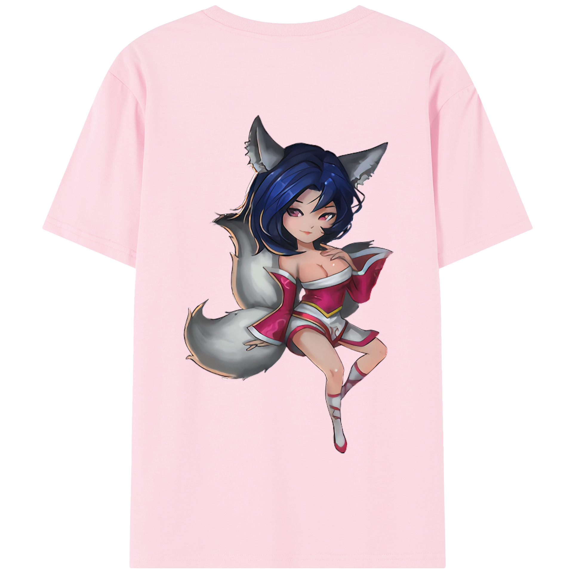 リーグ・オブ・レジェンド League of Legends LOL 綿100％半袖Tシャツ（背面プリント）