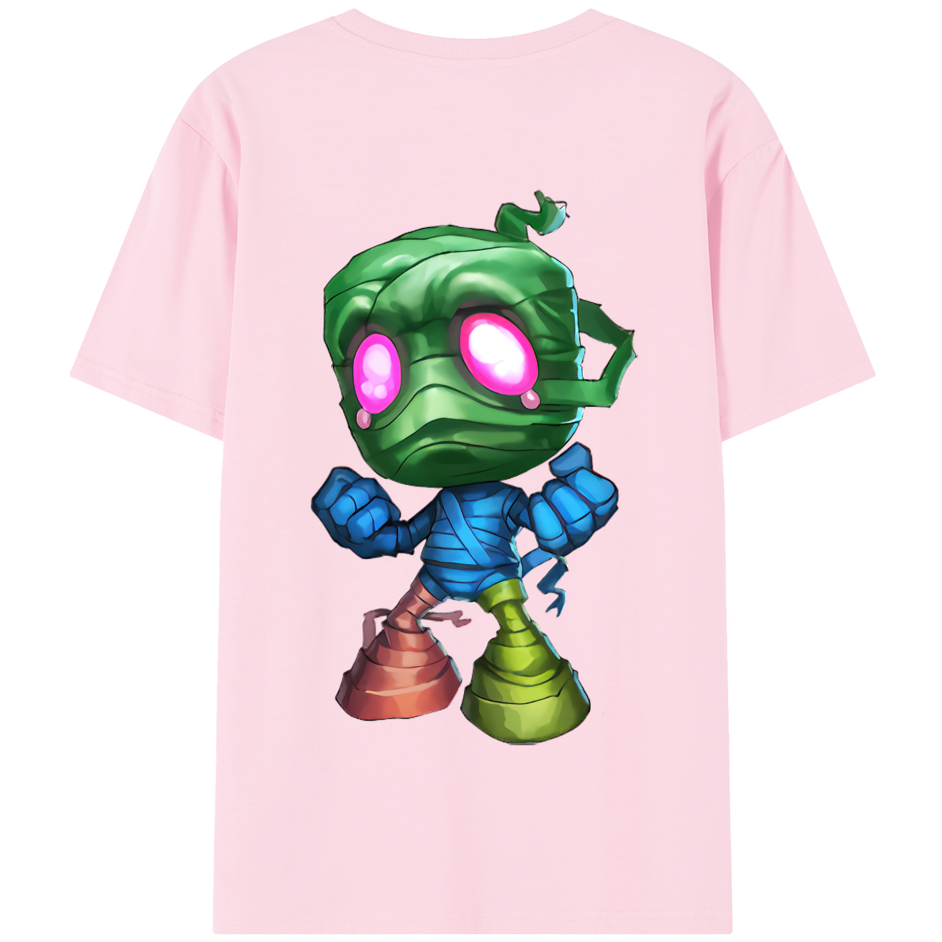 リーグ・オブ・レジェンド League of Legends LOL 綿100％半袖Tシャツ（背面プリント）