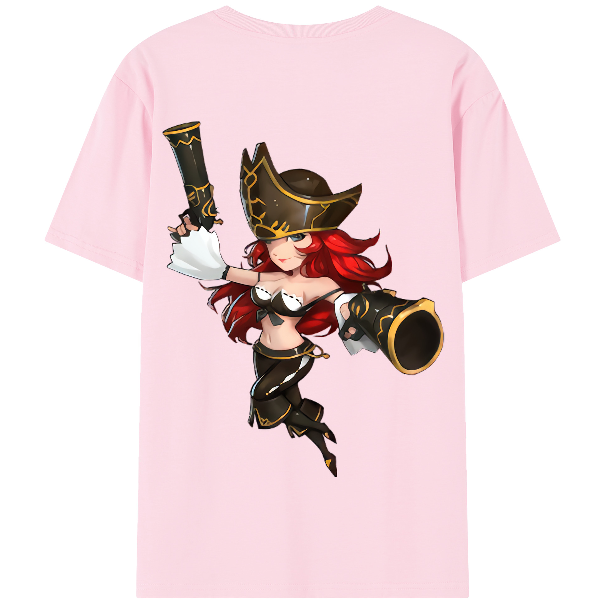 リーグ・オブ・レジェンド League of Legends LOL 綿100％半袖Tシャツ（背面プリント）