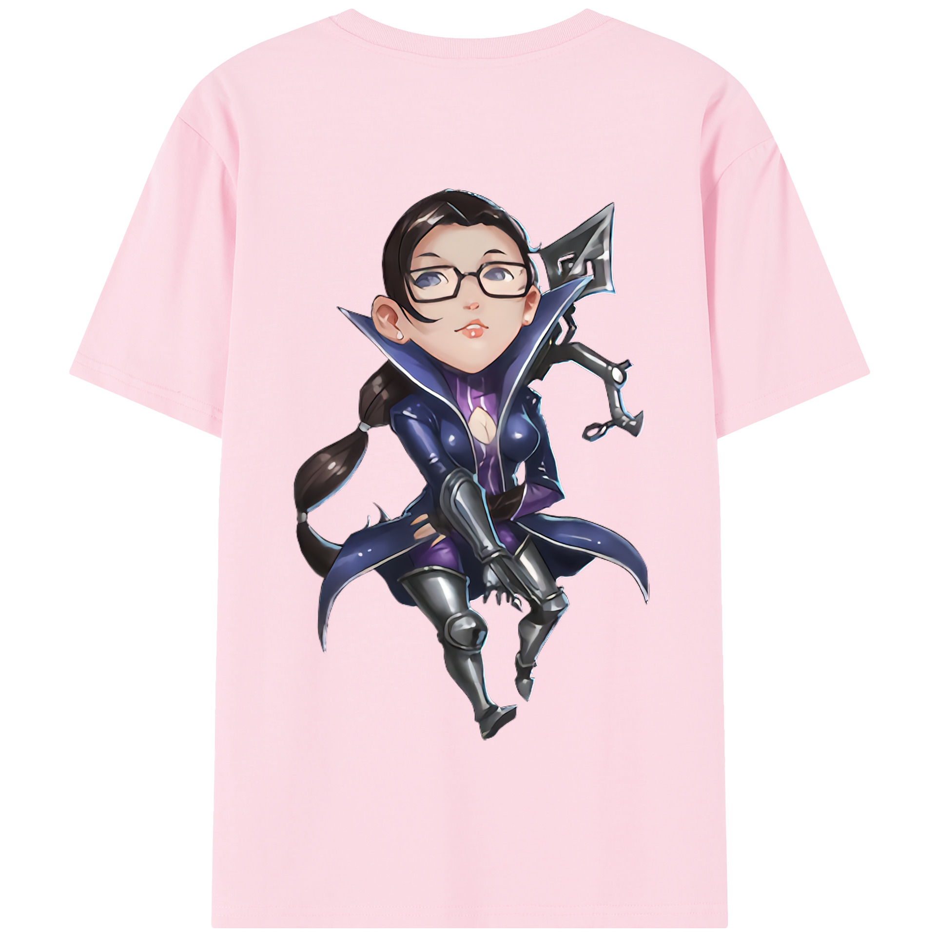 リーグ・オブ・レジェンド League of Legends LOL 綿100％半袖Tシャツ（背面プリント）