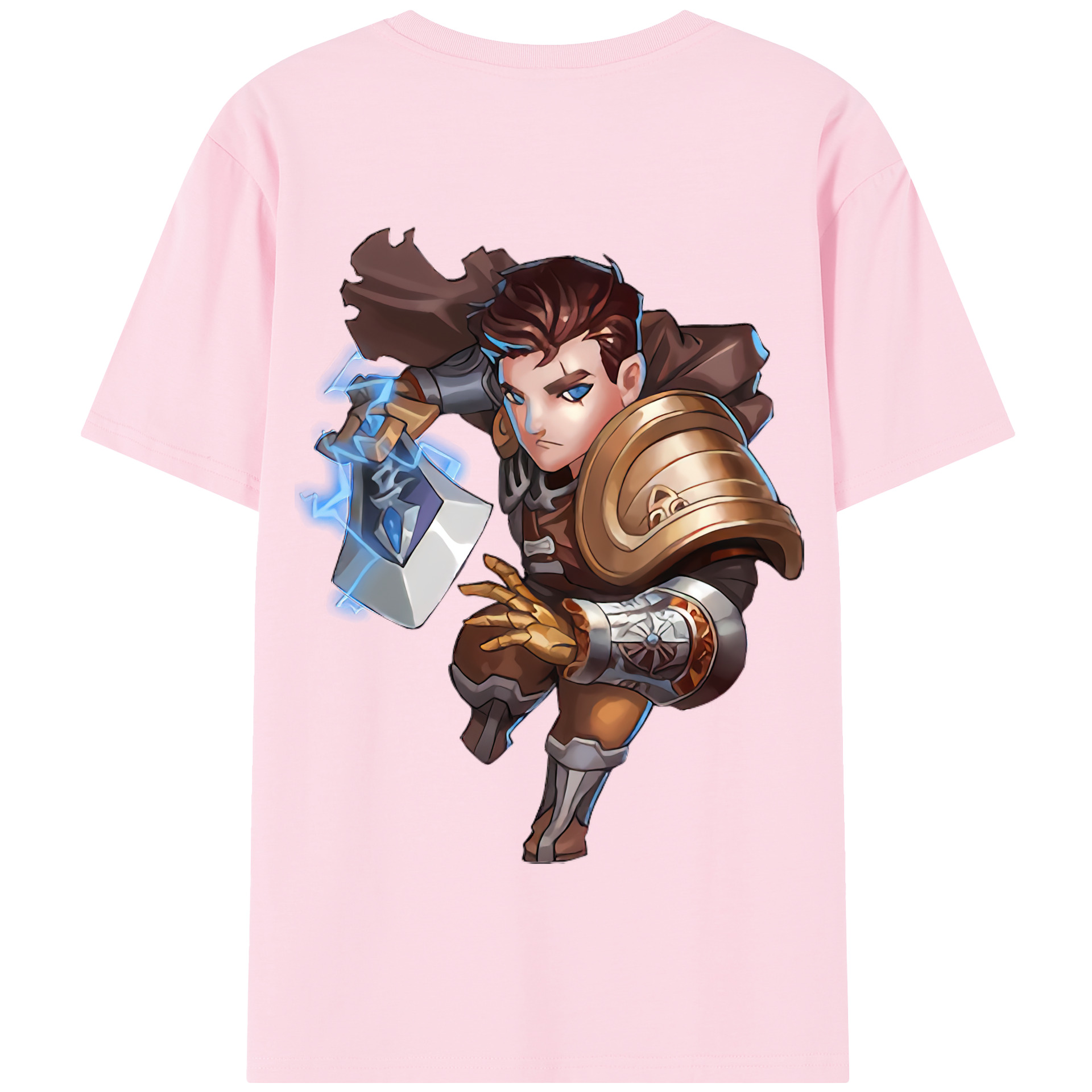 リーグ・オブ・レジェンド League of Legends LOL 綿100％半袖Tシャツ（背面プリント）