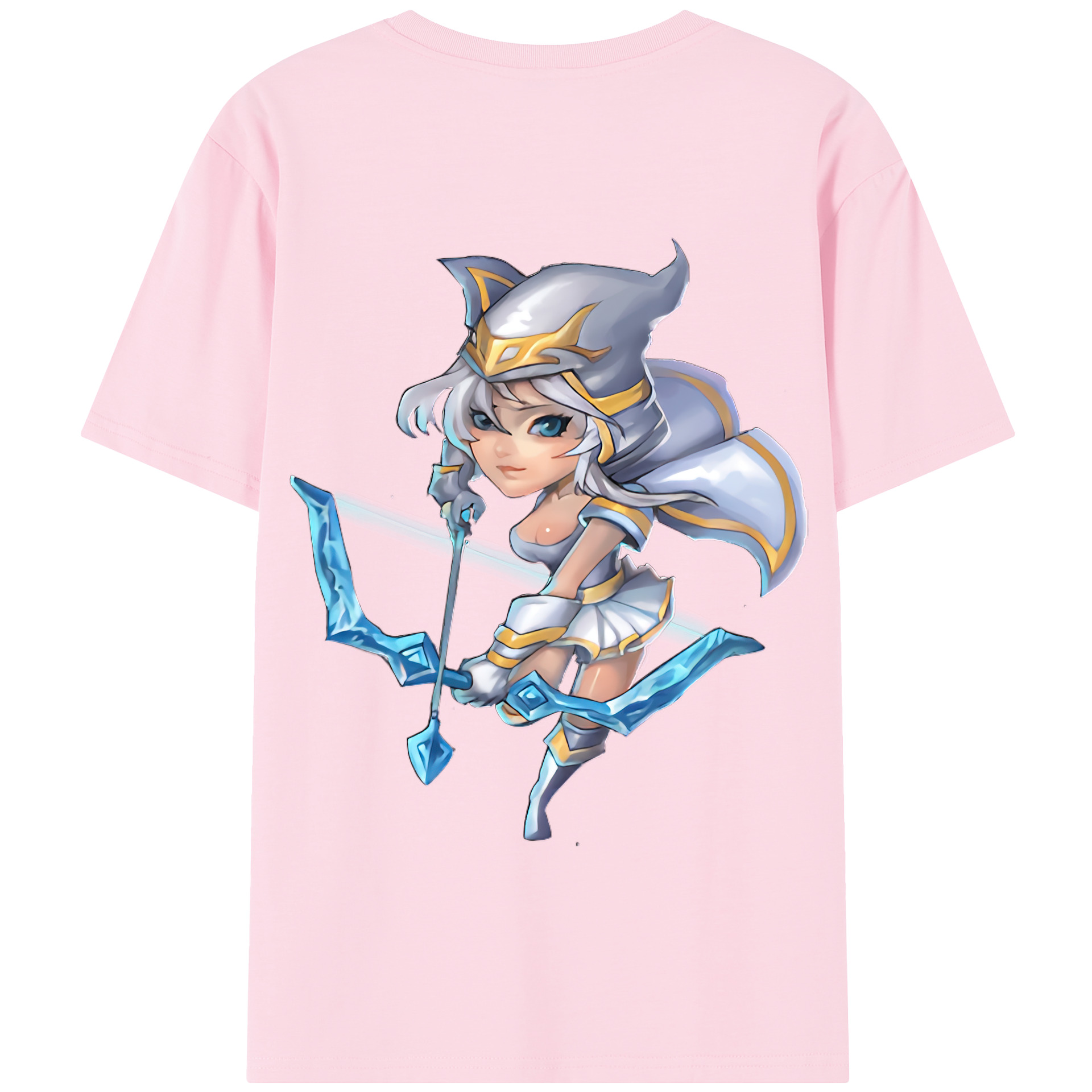 リーグ・オブ・レジェンド League of Legends LOL 綿100％半袖Tシャツ（背面プリント）