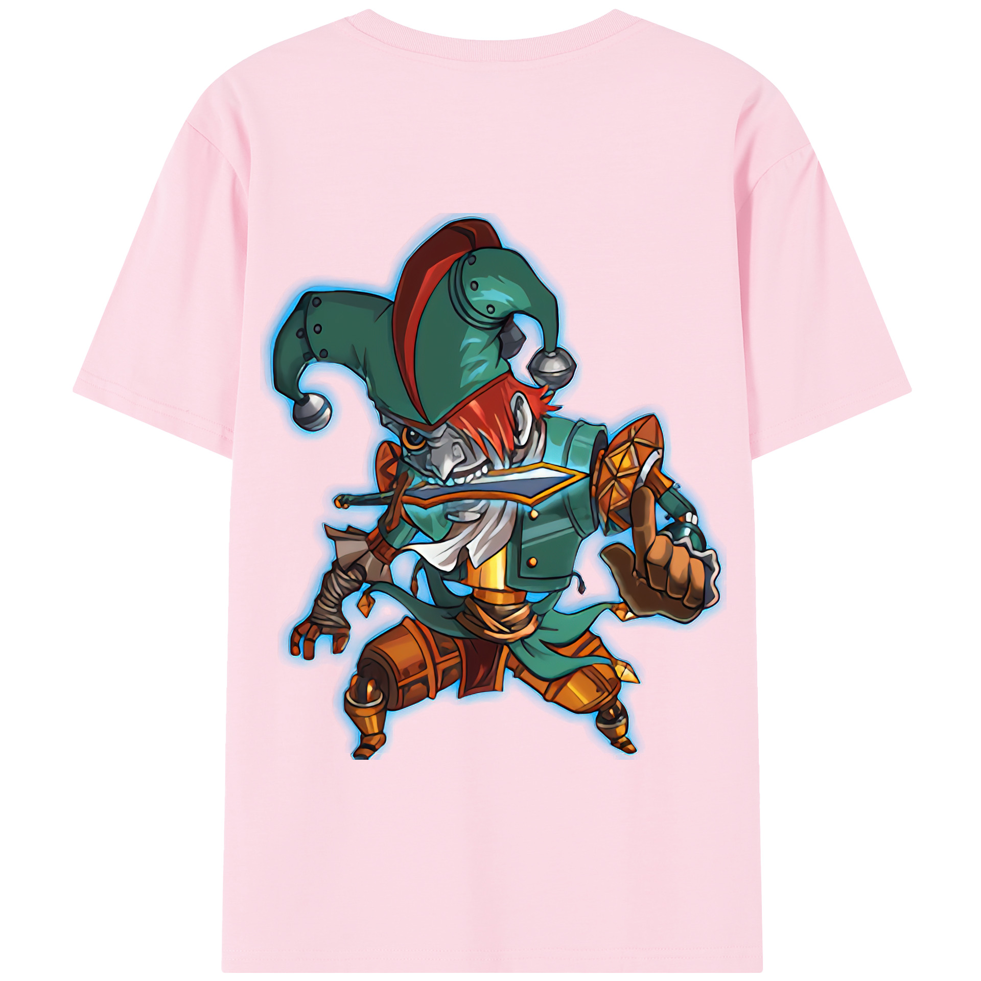 リーグ・オブ・レジェンド League of Legends LOL 綿100％半袖Tシャツ（背面プリント）