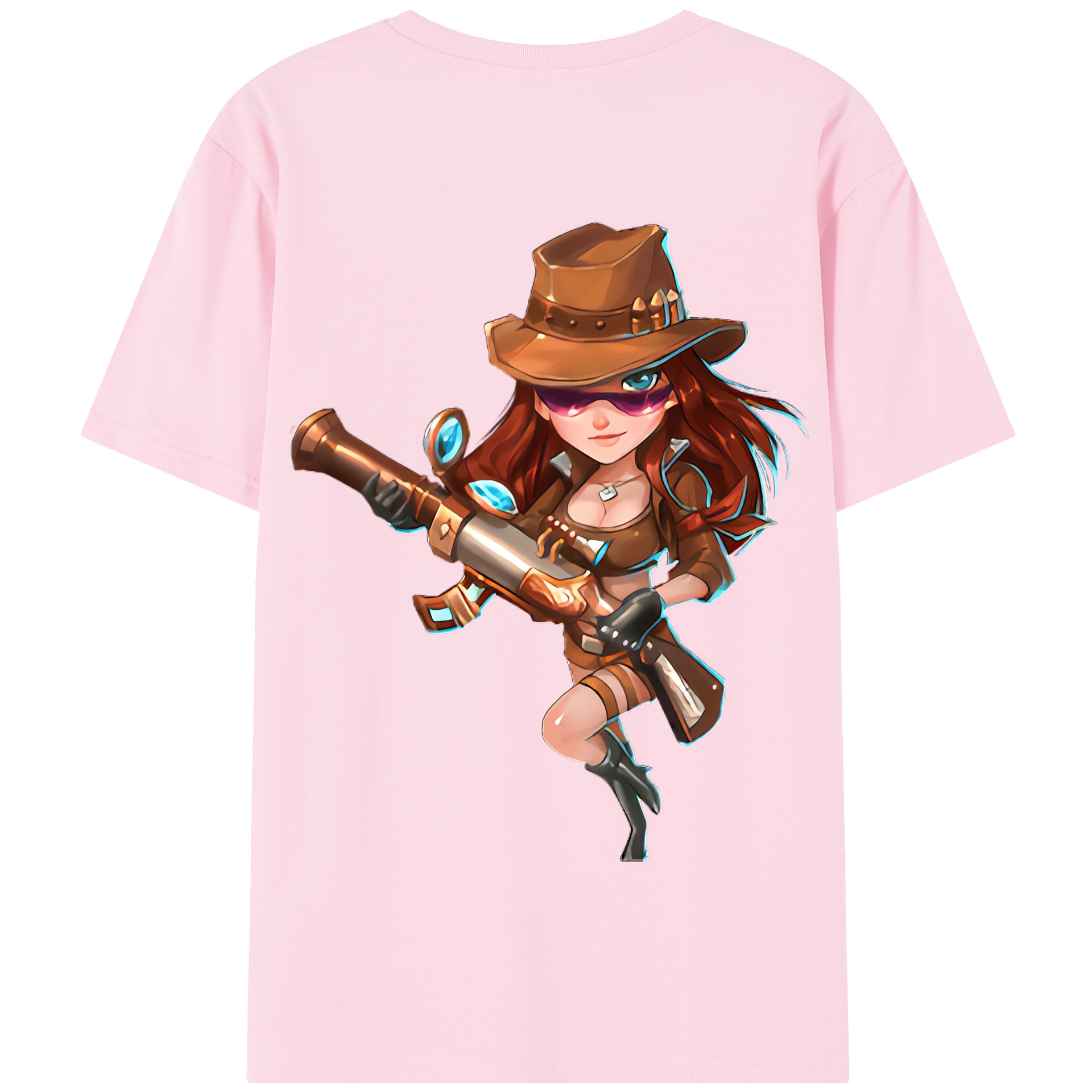 リーグ・オブ・レジェンド League of Legends LOL 綿100％半袖Tシャツ（背面プリント）
