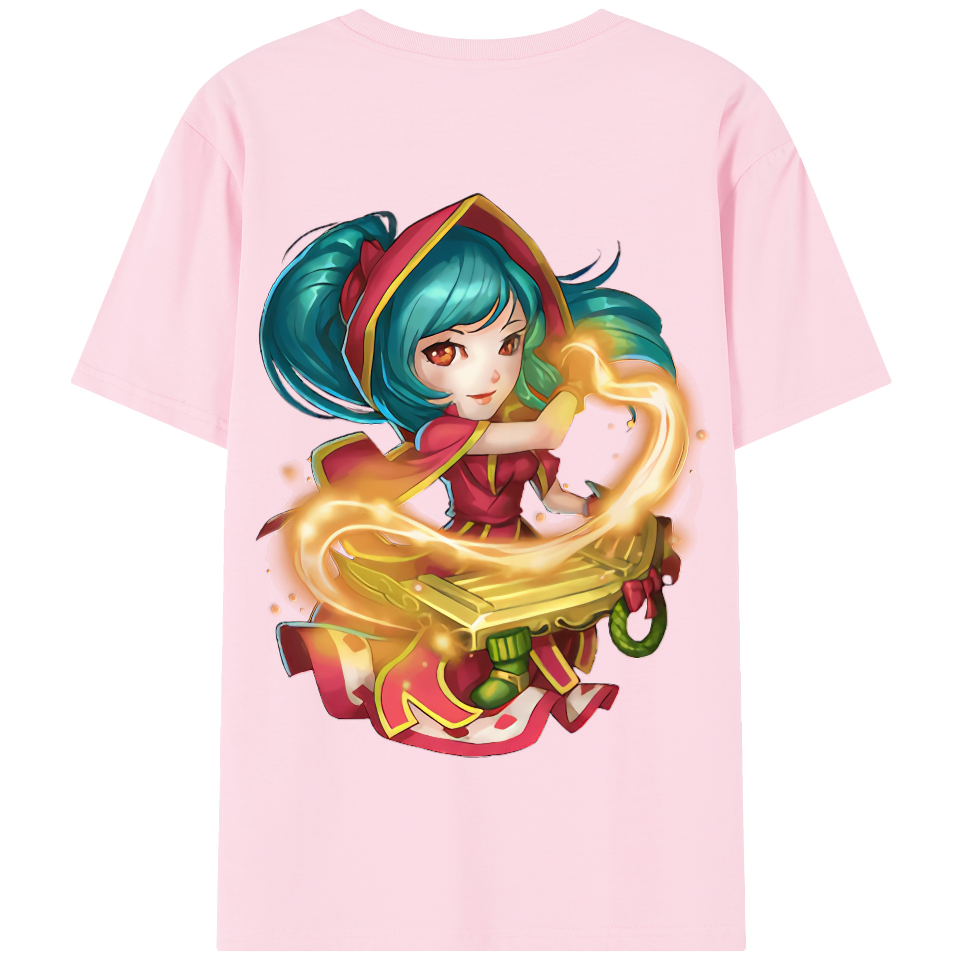 リーグ・オブ・レジェンド League of Legends LOL 綿100％半袖Tシャツ（背面プリント）