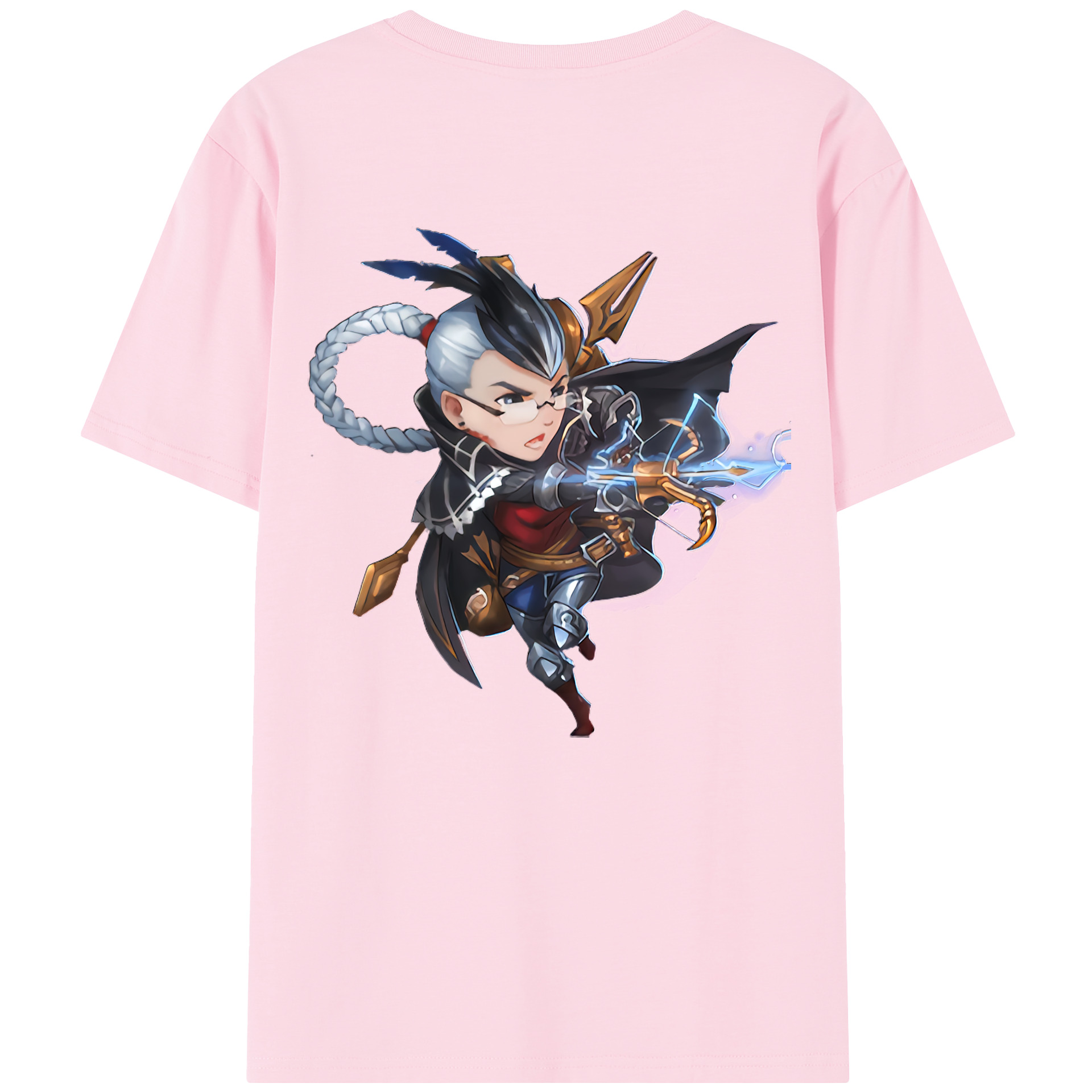 リーグ・オブ・レジェンド League of Legends LOL 綿100％半袖Tシャツ（背面プリント）