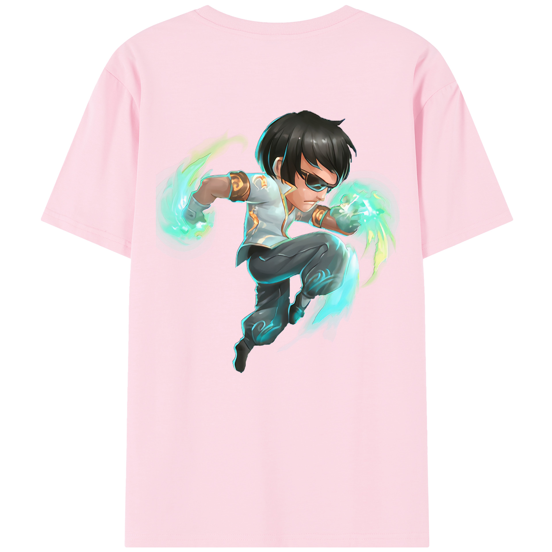 リーグ・オブ・レジェンド League of Legends LOL 綿100％半袖Tシャツ（背面プリント）