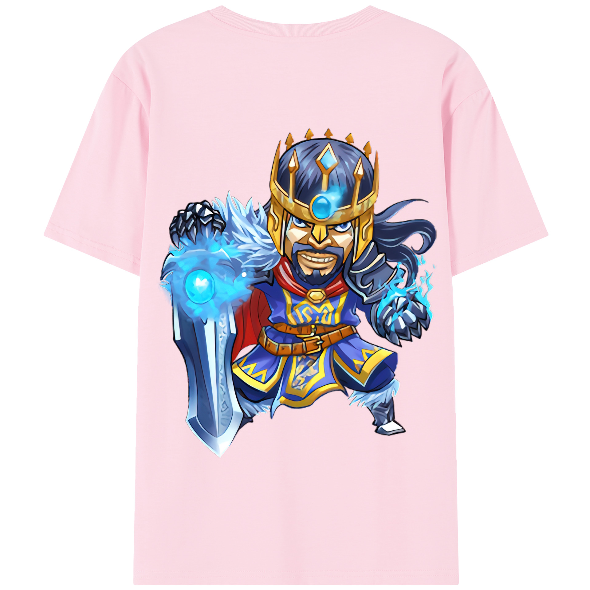 リーグ・オブ・レジェンド League of Legends LOL 綿100％半袖Tシャツ（背面プリント）