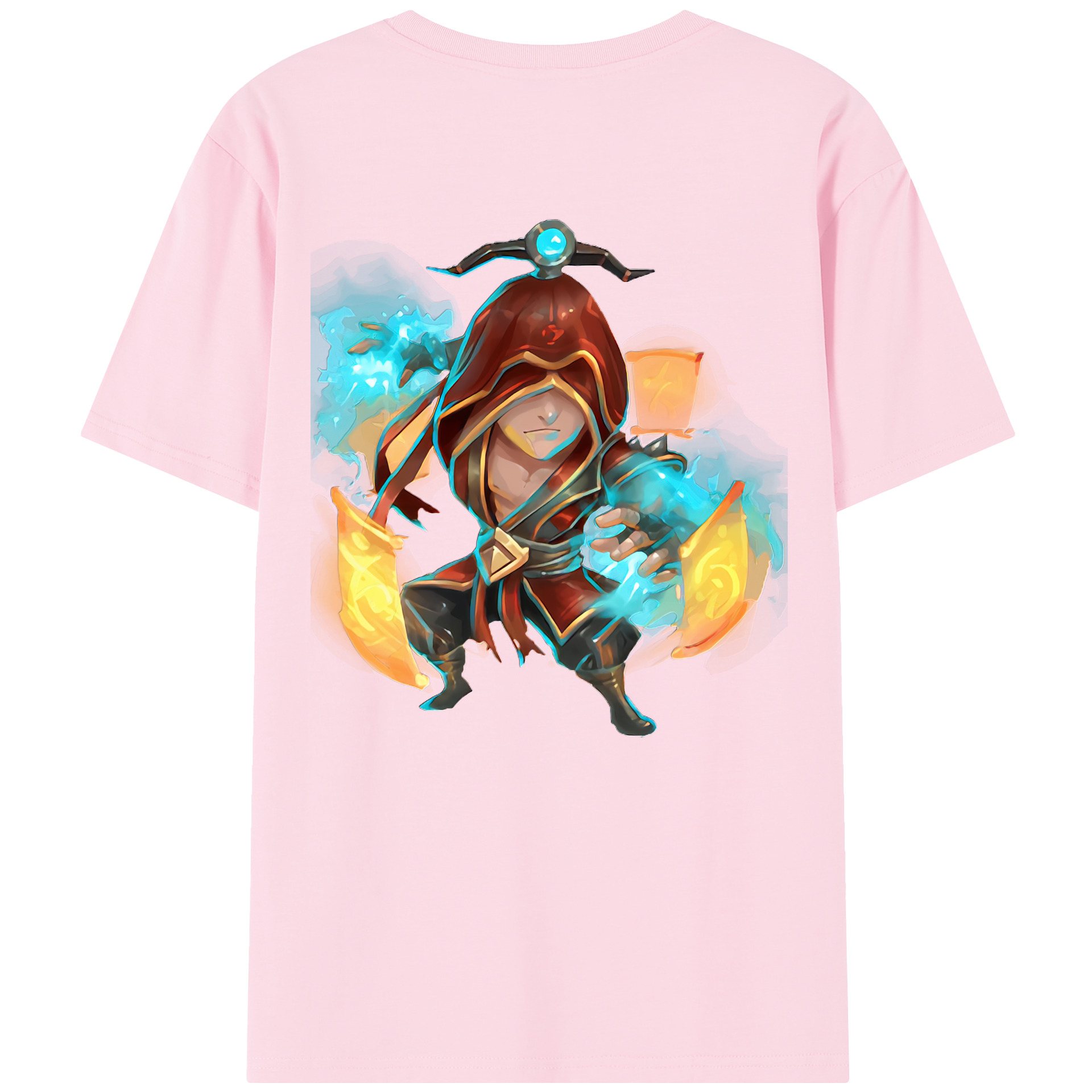 リーグ・オブ・レジェンド League of Legends LOL 綿100％半袖Tシャツ（背面プリント）