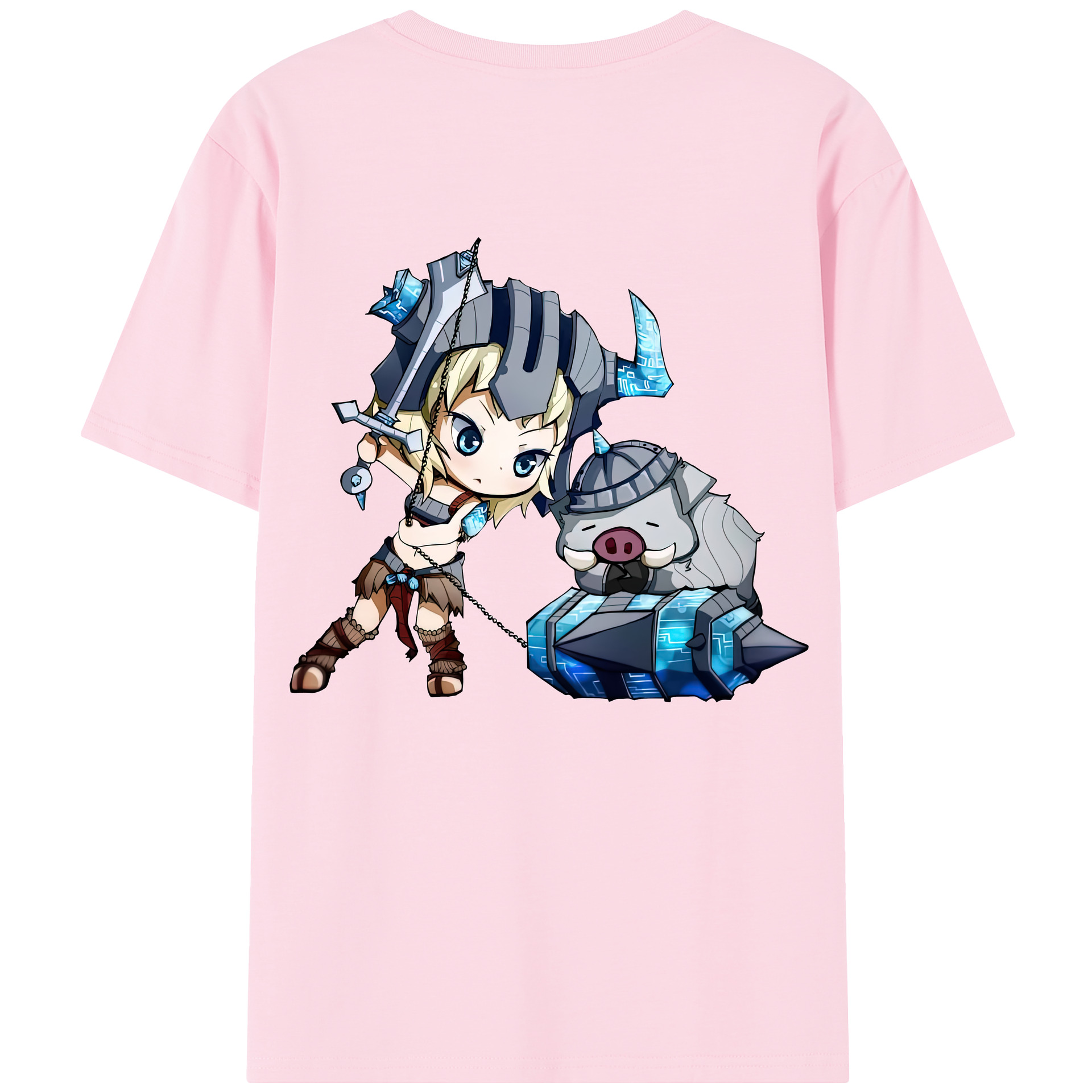 リーグ・オブ・レジェンド League of Legends LOL 綿100％半袖Tシャツ（背面プリント）