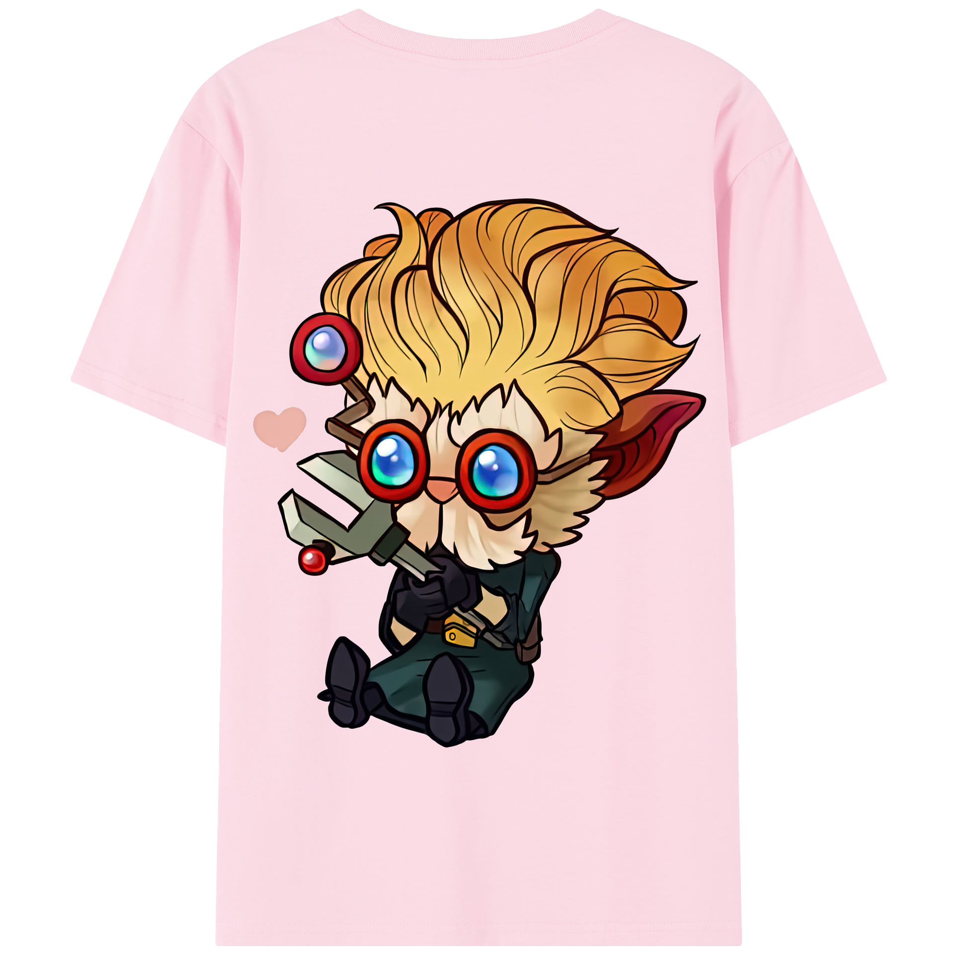 リーグ・オブ・レジェンド League of Legends LOL 綿100％半袖Tシャツ（背面プリント）