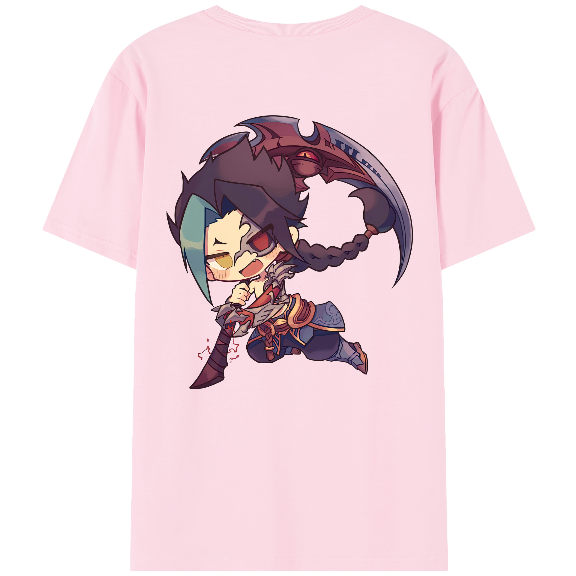 リーグ・オブ・レジェンド League of Legends LOL 綿100％半袖Tシャツ（背面プリント）