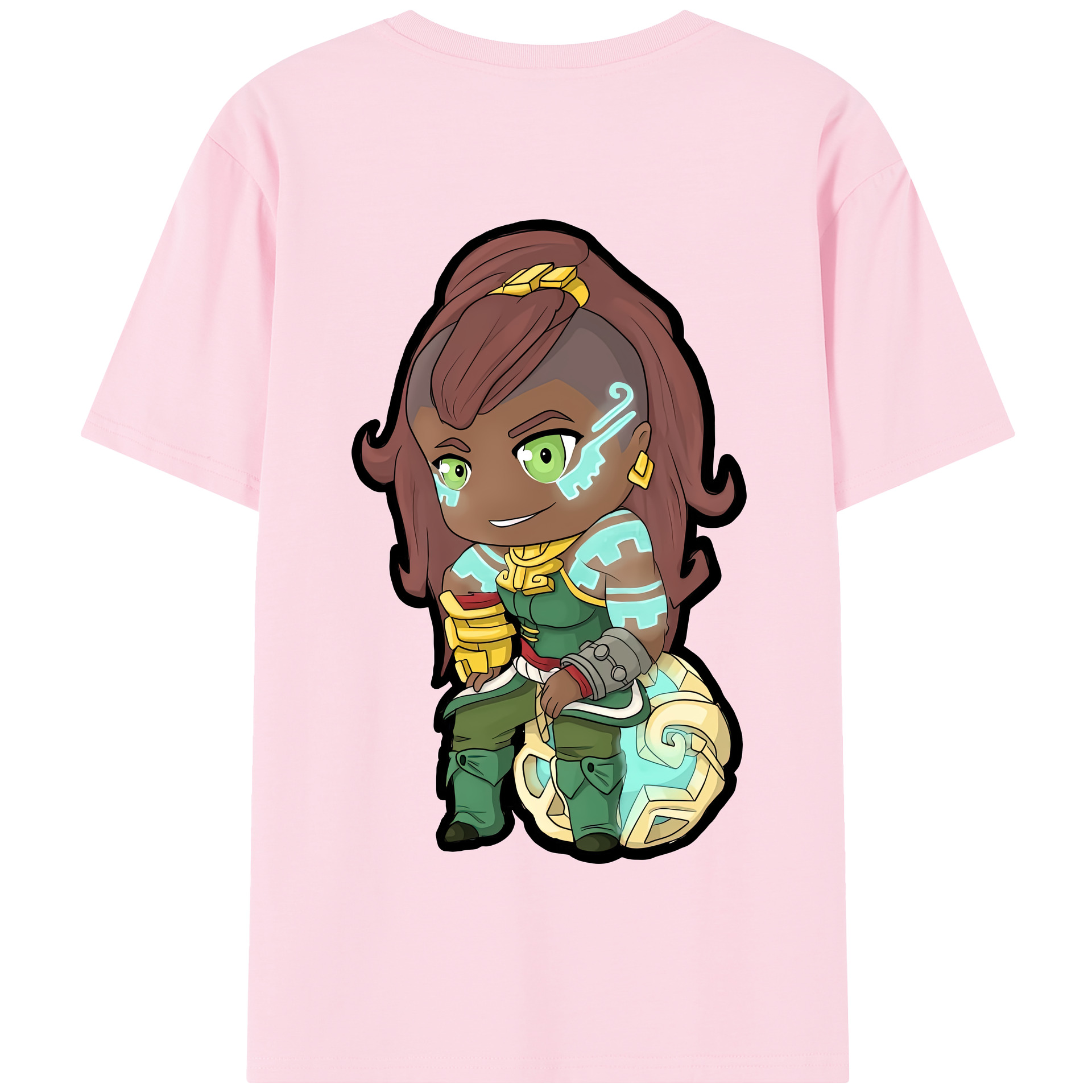 リーグ・オブ・レジェンド League of Legends LOL 綿100％半袖Tシャツ（背面プリント）