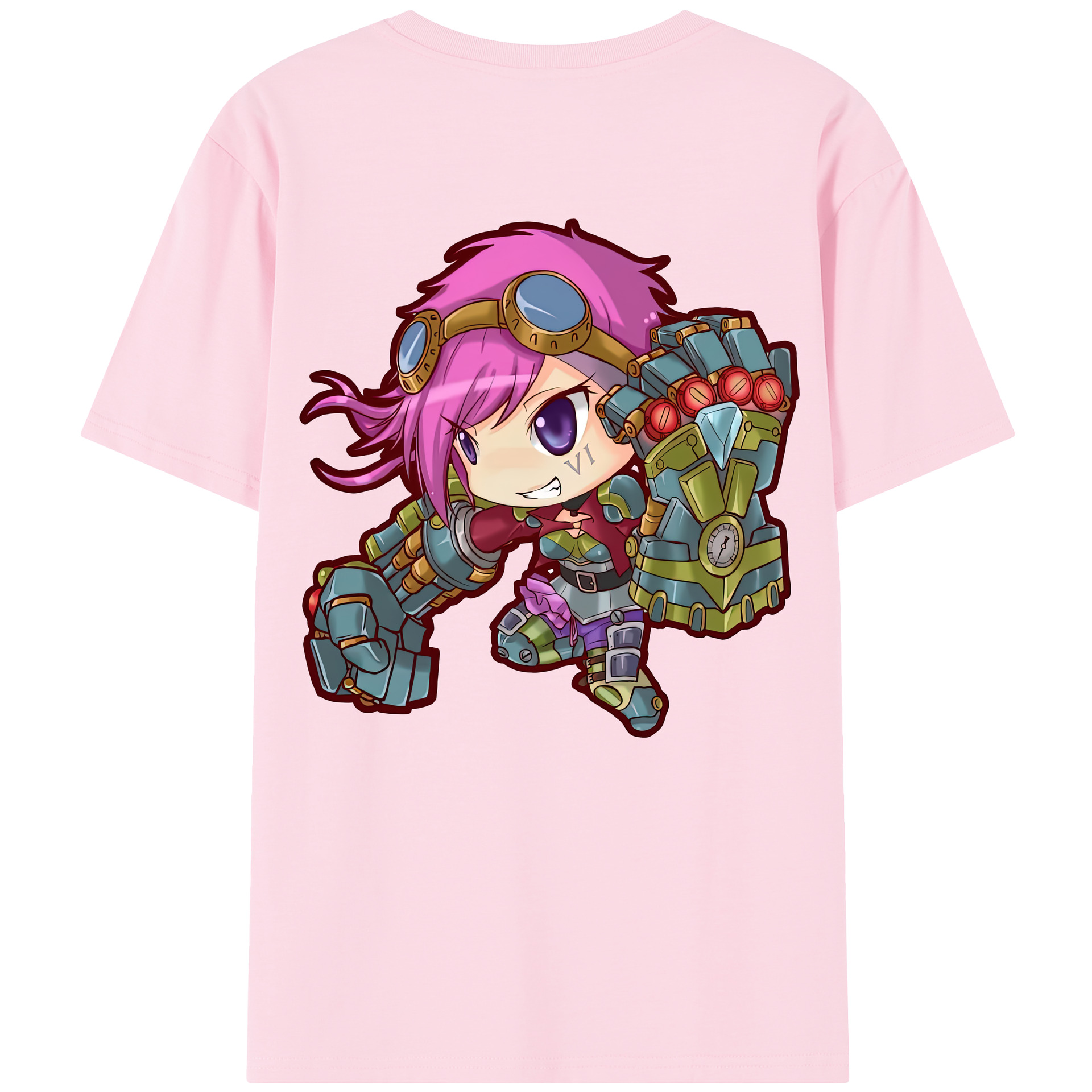 リーグ・オブ・レジェンド League of Legends LOL 綿100％半袖Tシャツ（背面プリント）