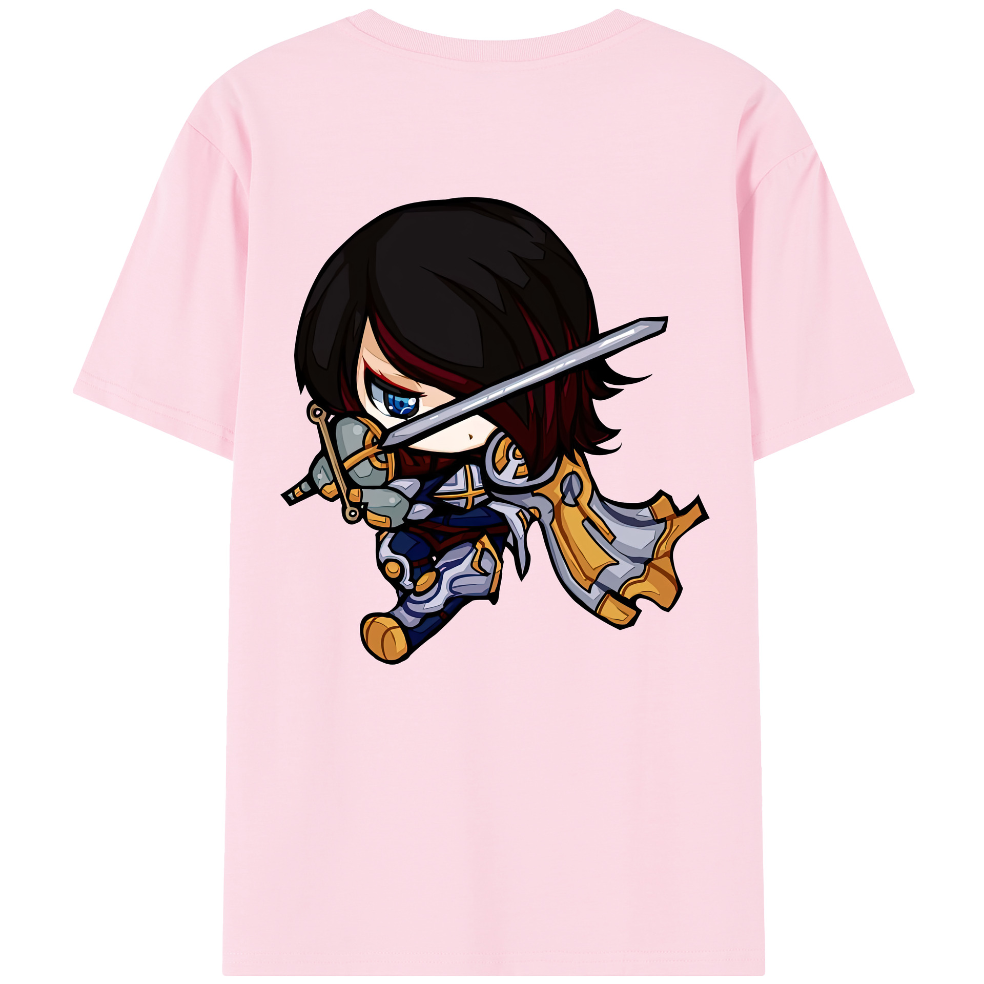 リーグ・オブ・レジェンド League of Legends LOL 綿100％半袖Tシャツ（背面プリント）
