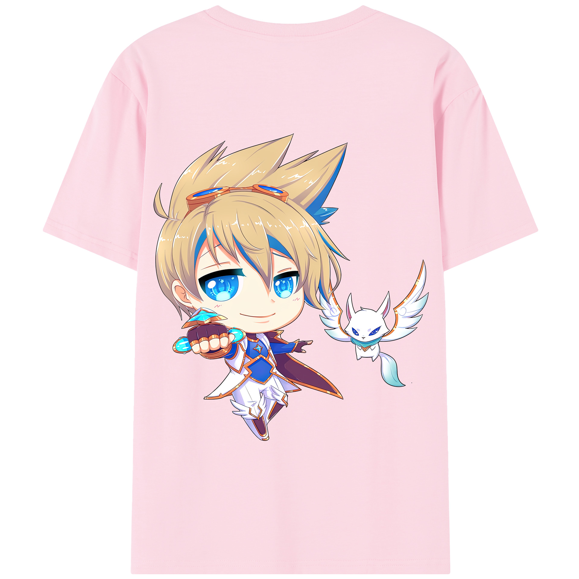 リーグ・オブ・レジェンド League of Legends LOL 綿100％半袖Tシャツ（背面プリント）