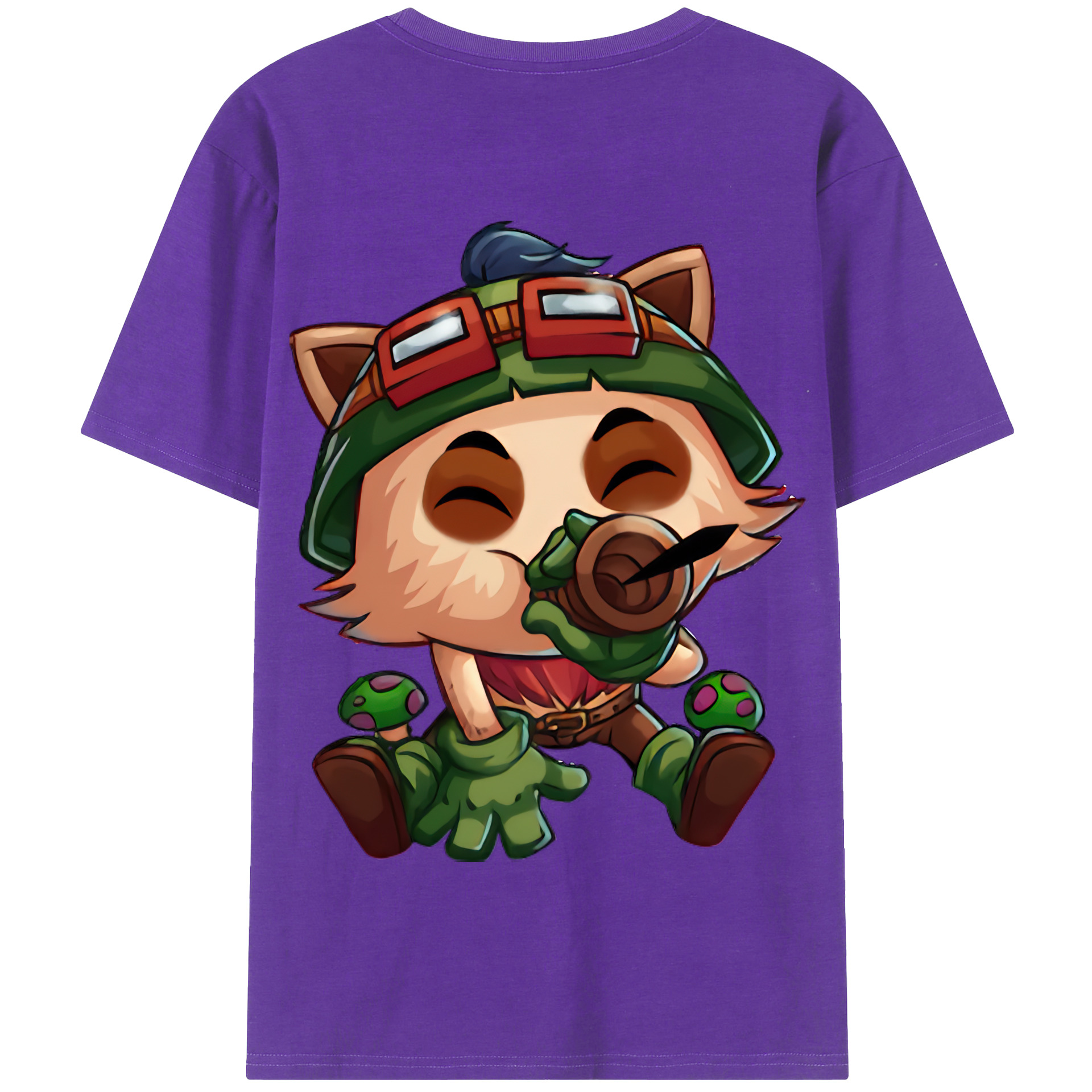 リーグ・オブ・レジェンド League of Legends LOL 綿100％半袖Tシャツ（背面プリント）