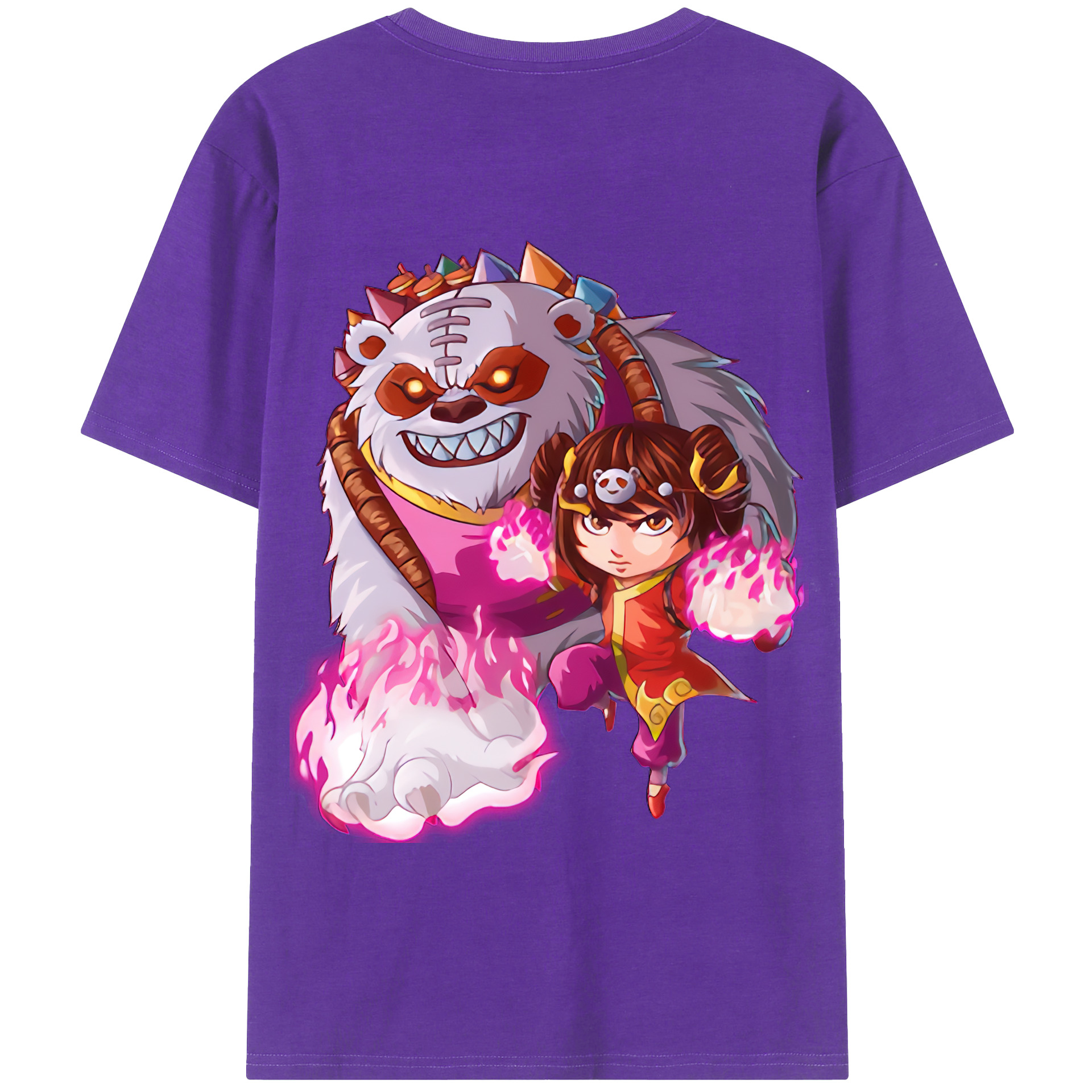 リーグ・オブ・レジェンド League of Legends LOL 綿100％半袖Tシャツ（背面プリント）