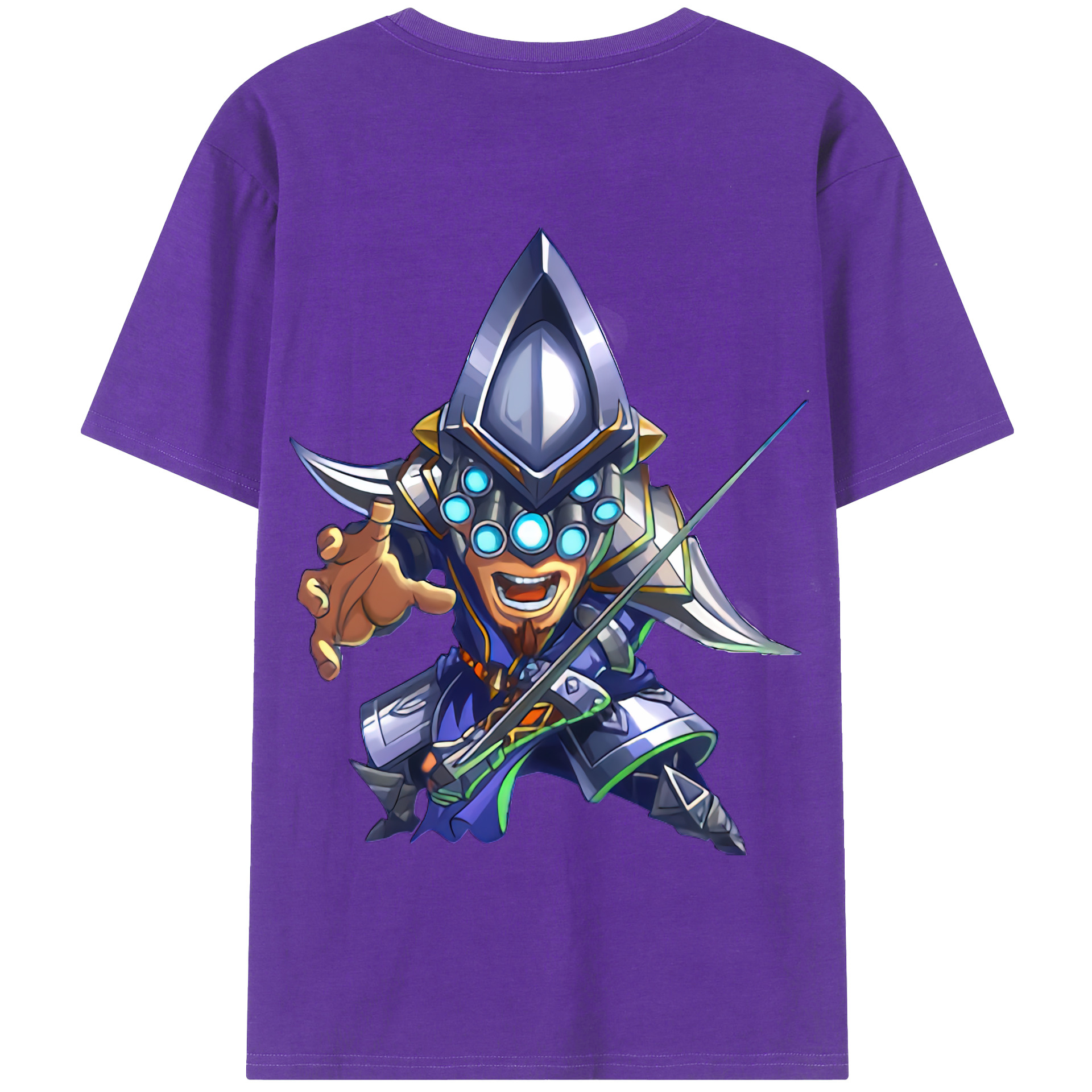 リーグ・オブ・レジェンド League of Legends LOL 綿100％半袖Tシャツ（背面プリント）