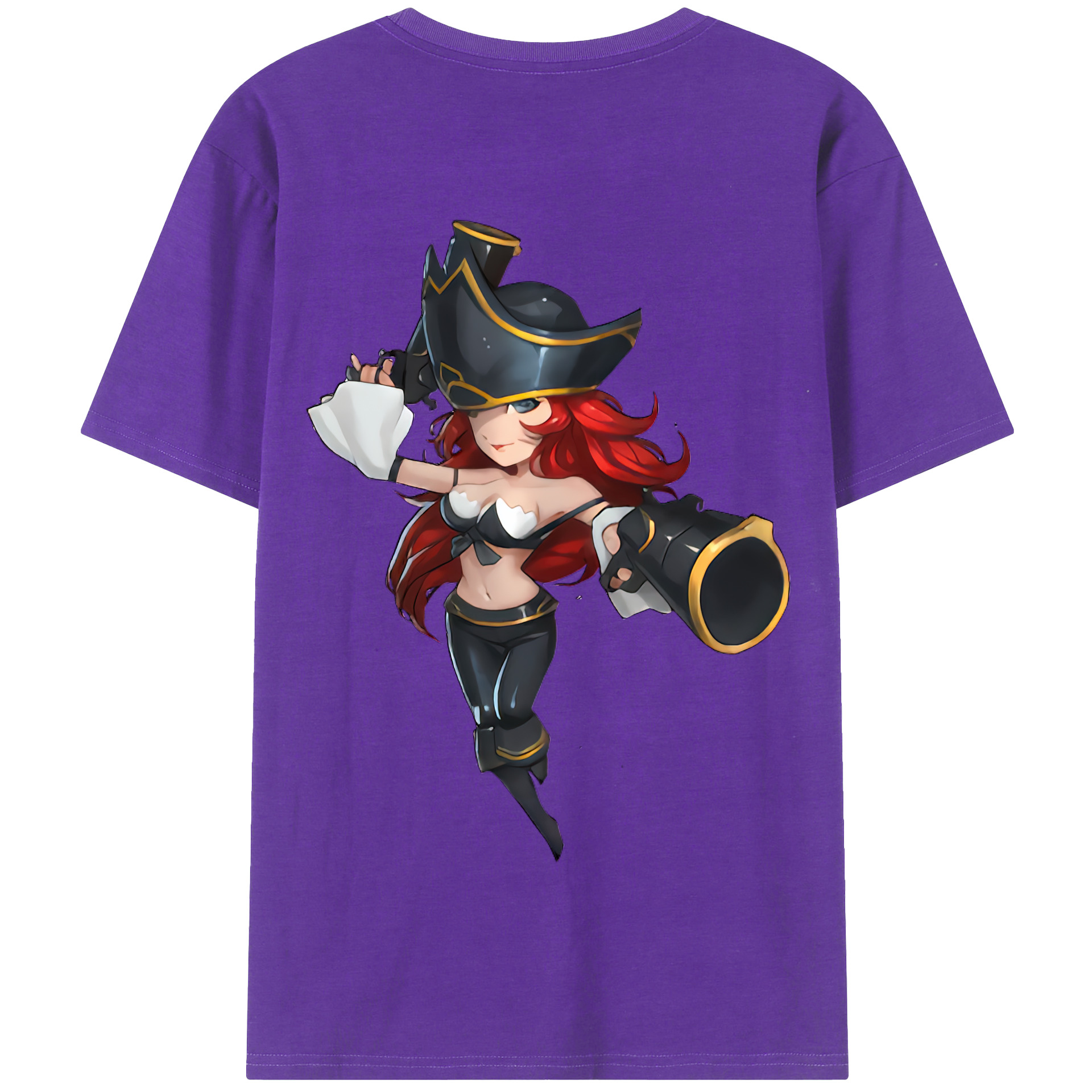 リーグ・オブ・レジェンド League of Legends LOL 綿100％半袖Tシャツ（背面プリント）