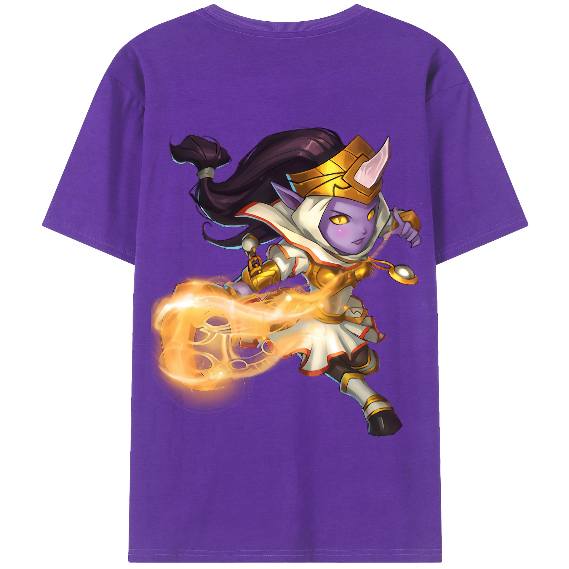 リーグ・オブ・レジェンド League of Legends LOL 綿100％半袖Tシャツ（背面プリント）