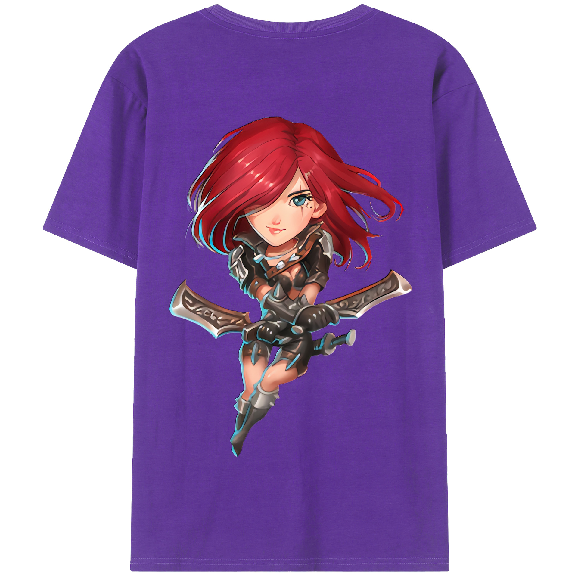 リーグ・オブ・レジェンド League of Legends LOL 綿100％半袖Tシャツ（背面プリント）