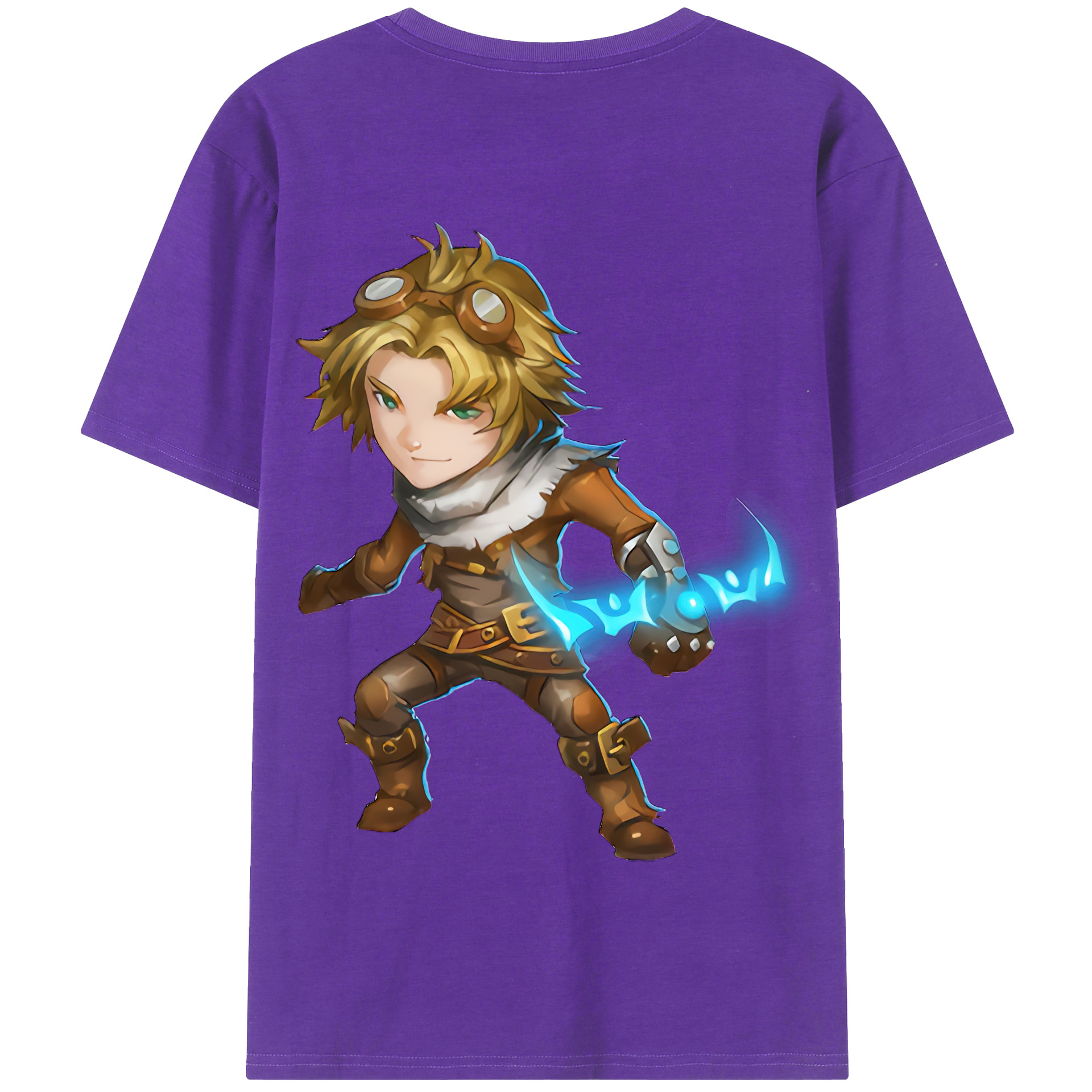 リーグ・オブ・レジェンド League of Legends LOL 綿100％半袖Tシャツ（背面プリント）