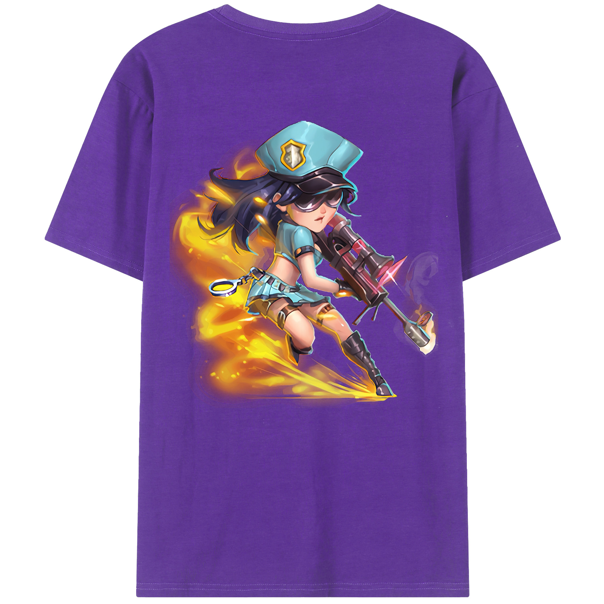リーグ・オブ・レジェンド League of Legends LOL 綿100％半袖Tシャツ（背面プリント）
