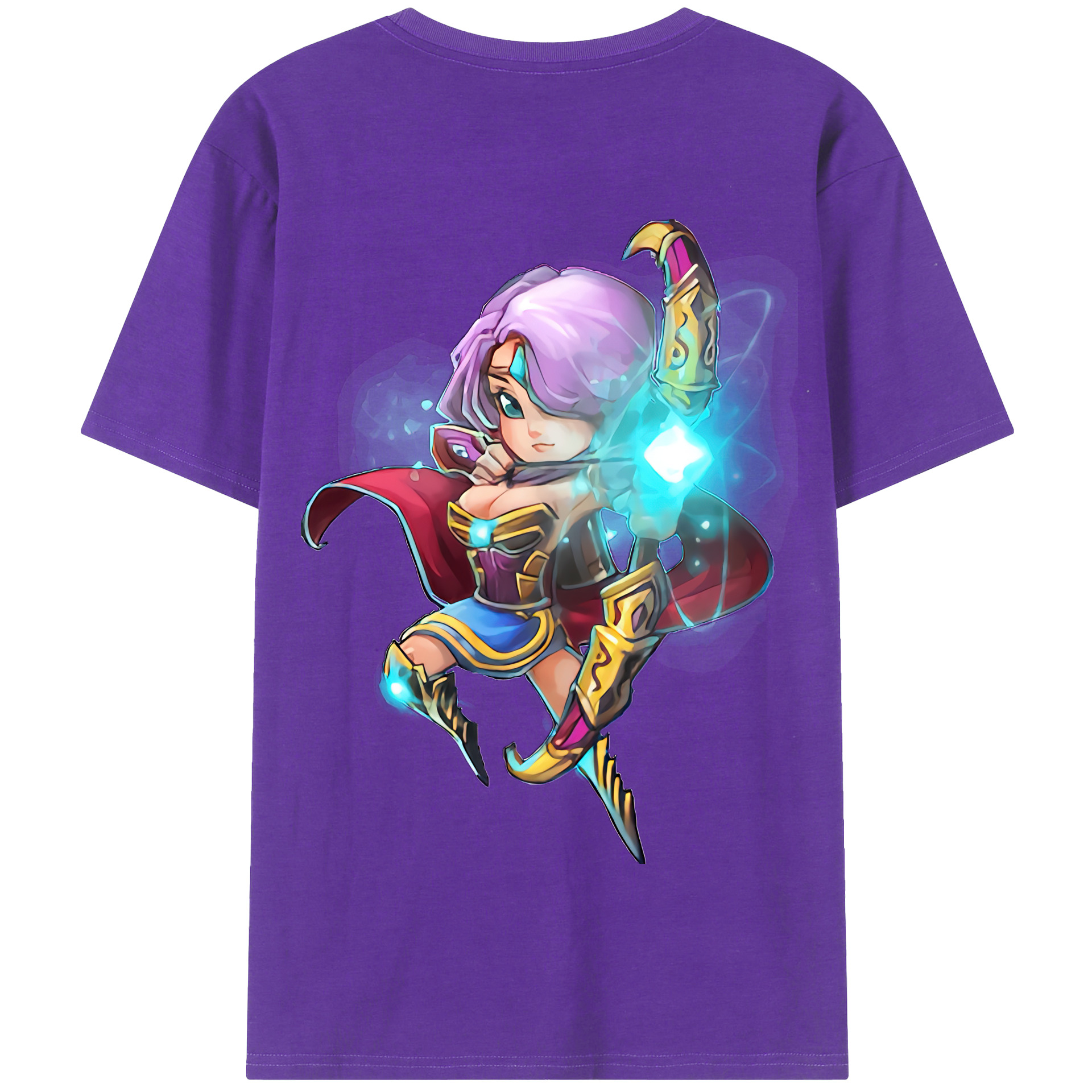 リーグ・オブ・レジェンド League of Legends LOL 綿100％半袖Tシャツ（背面プリント）