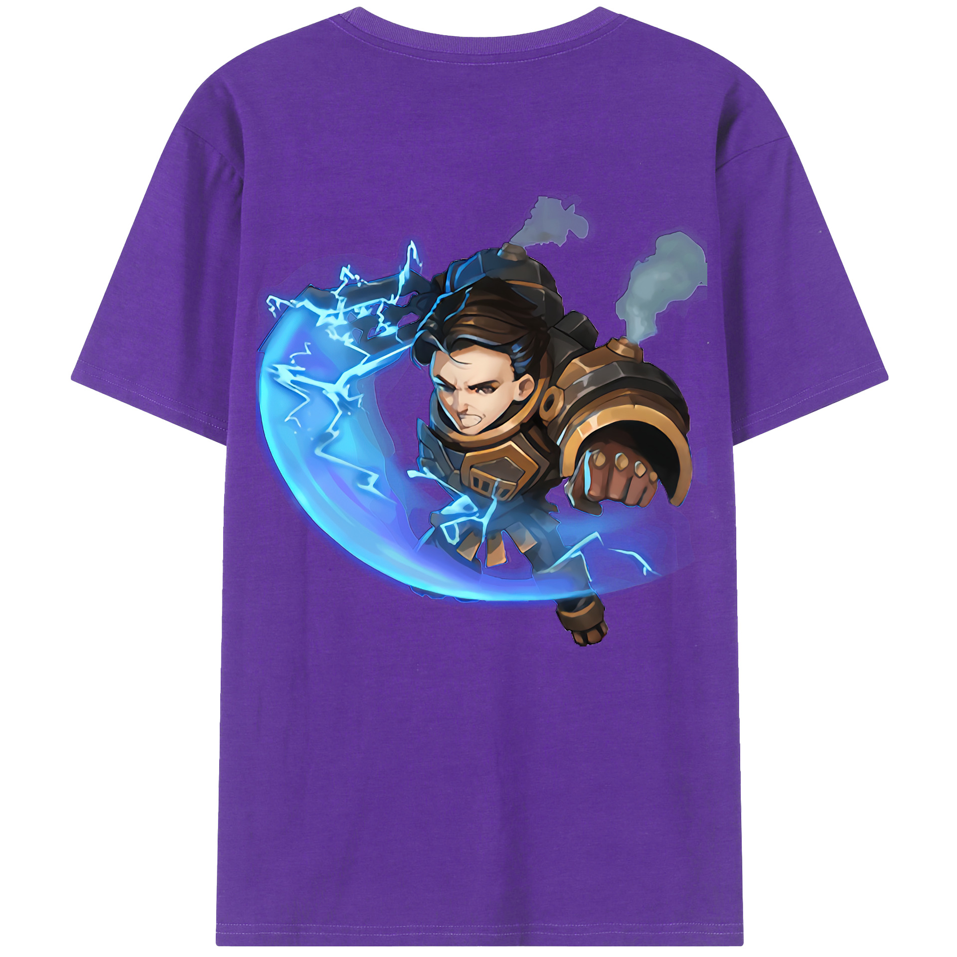リーグ・オブ・レジェンド League of Legends LOL 綿100％半袖Tシャツ（背面プリント）