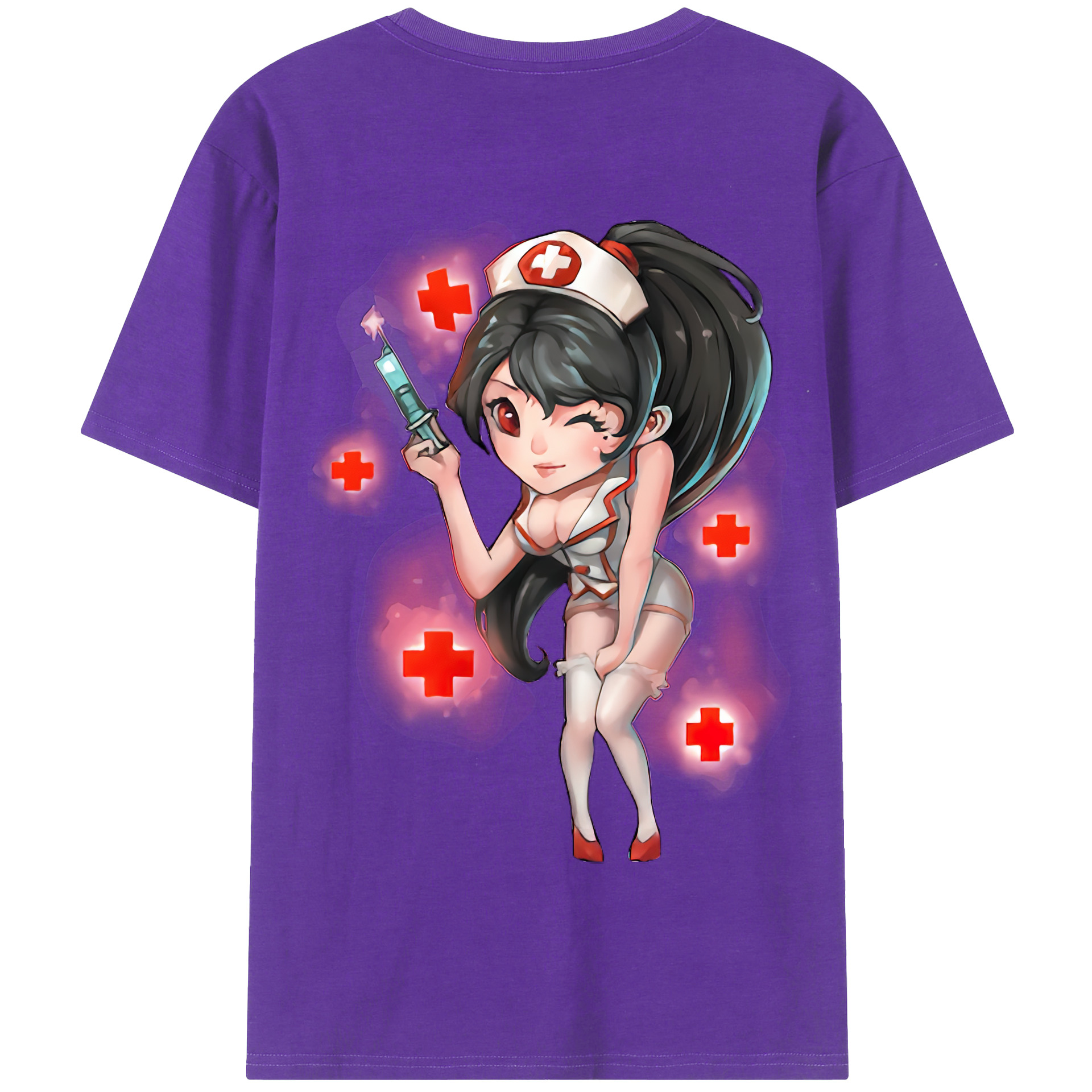 リーグ・オブ・レジェンド League of Legends LOL 綿100％半袖Tシャツ（背面プリント）