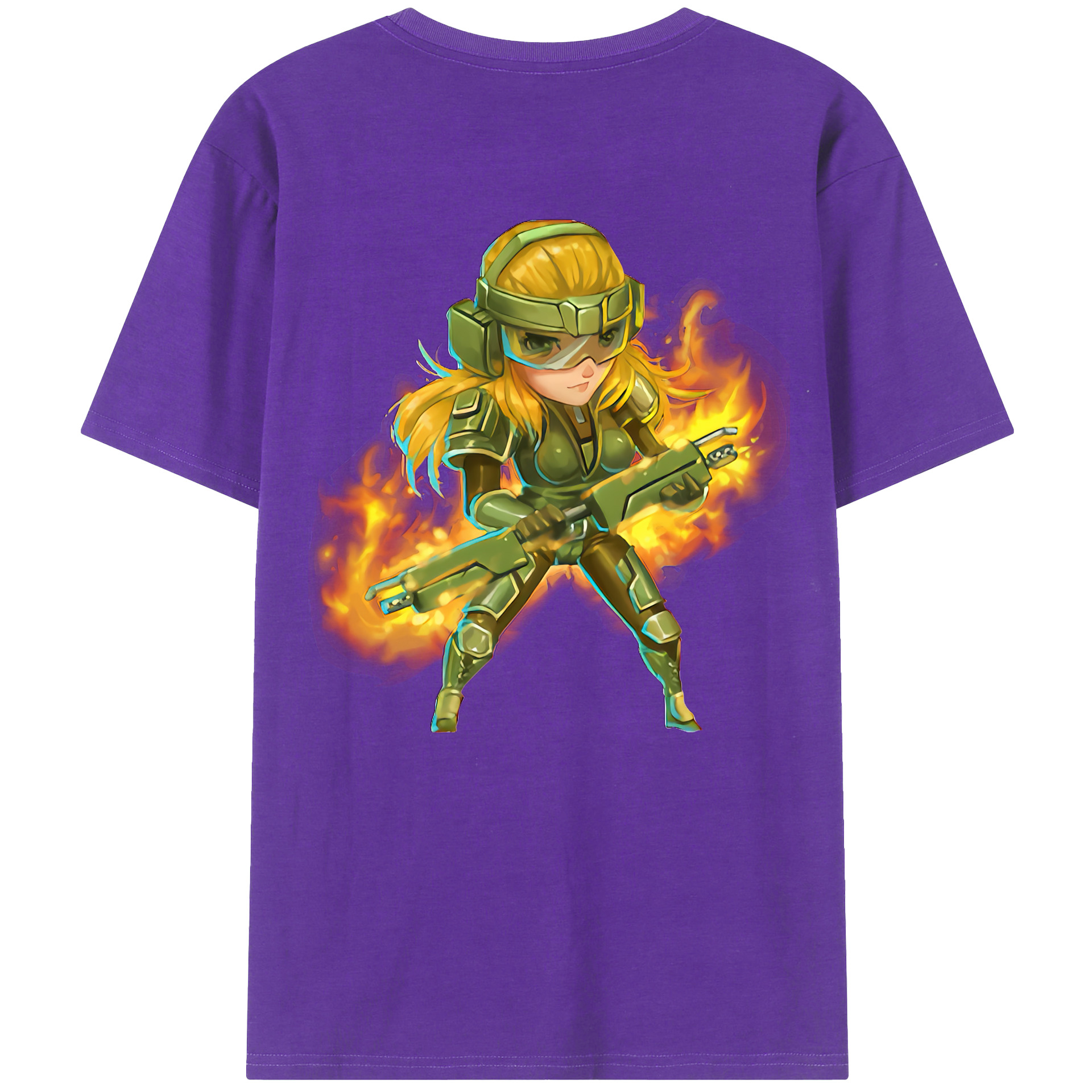 リーグ・オブ・レジェンド League of Legends LOL 綿100％半袖Tシャツ（背面プリント）
