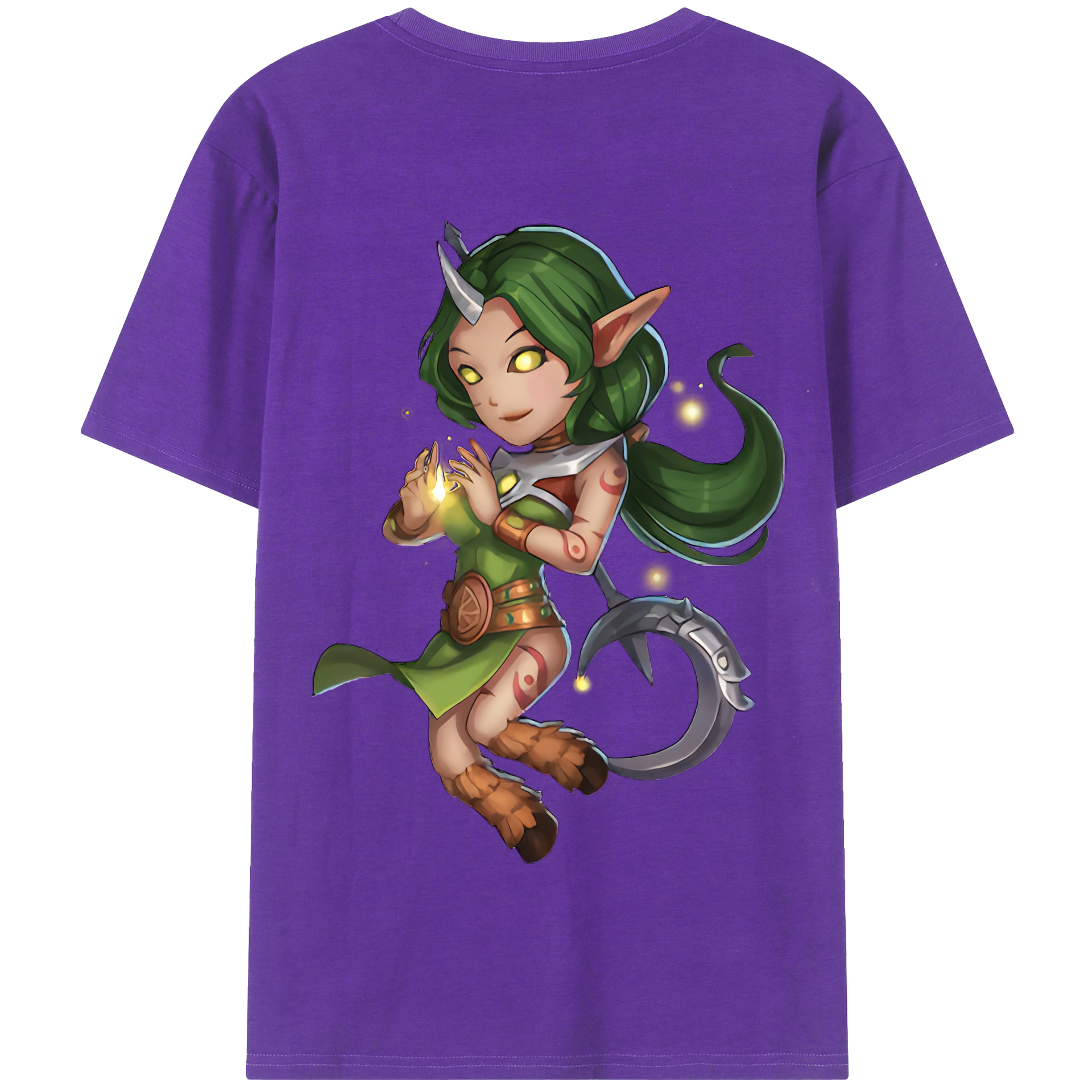 リーグ・オブ・レジェンド League of Legends LOL 綿100％半袖Tシャツ（背面プリント）