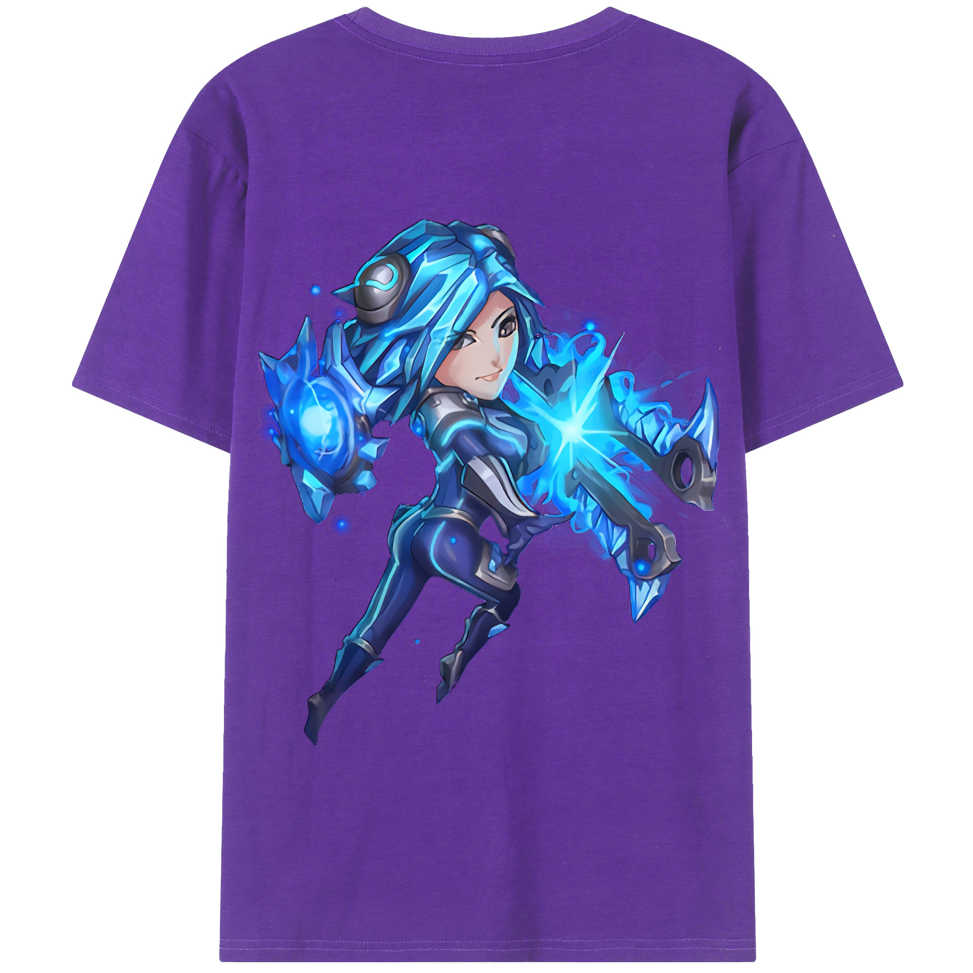 リーグ・オブ・レジェンド League of Legends LOL 綿100％半袖Tシャツ（背面プリント）