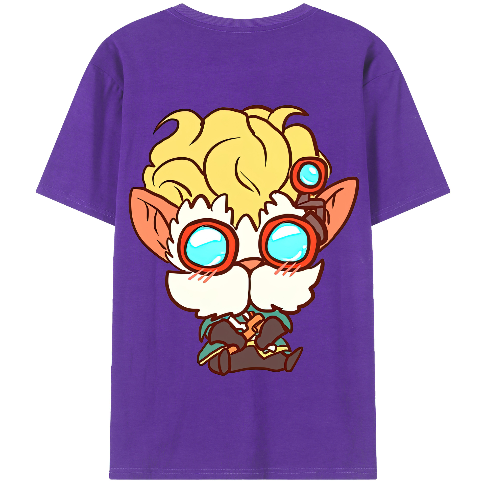 リーグ・オブ・レジェンド League of Legends LOL 綿100％半袖Tシャツ（背面プリント）