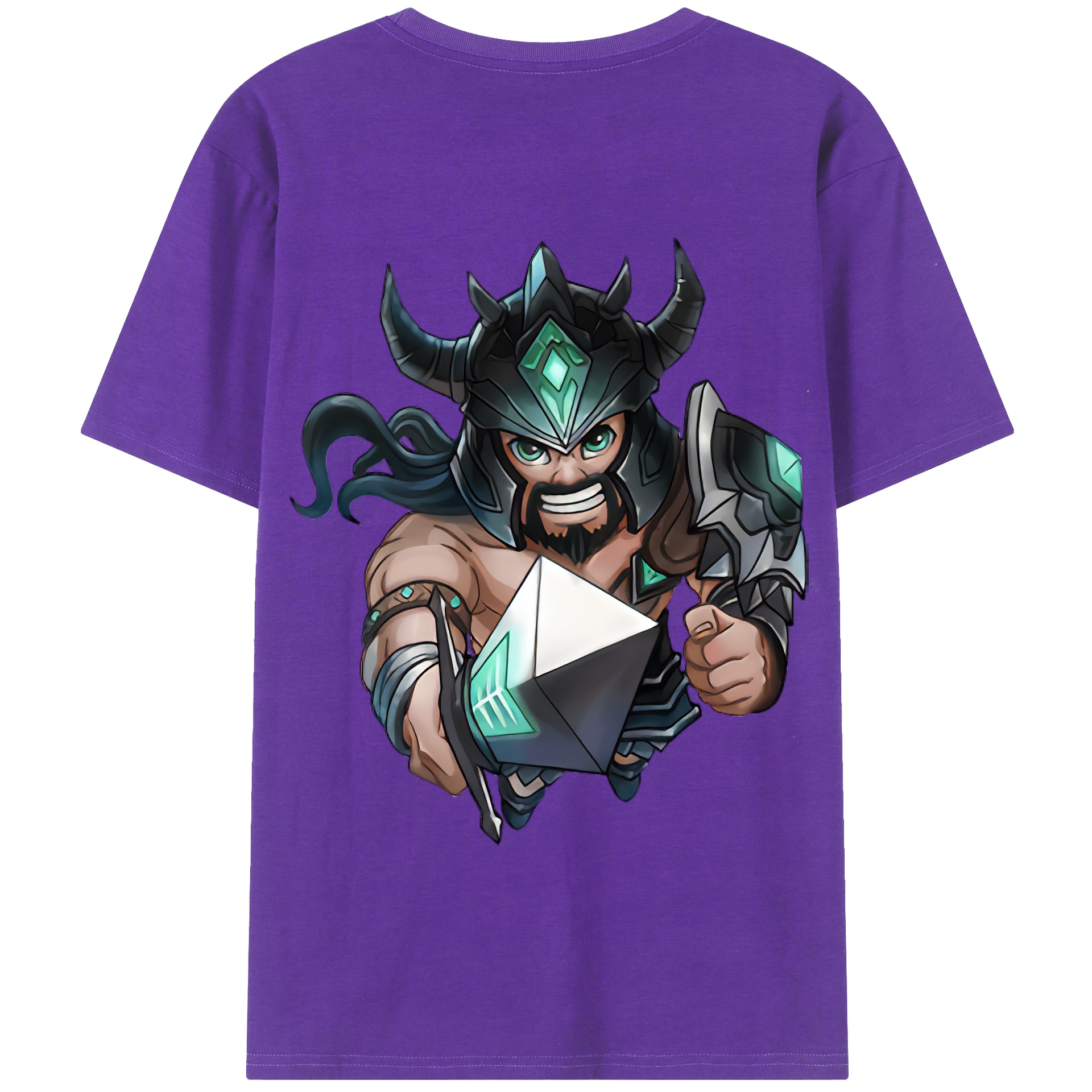 リーグ・オブ・レジェンド League of Legends LOL 綿100％半袖Tシャツ（背面プリント）